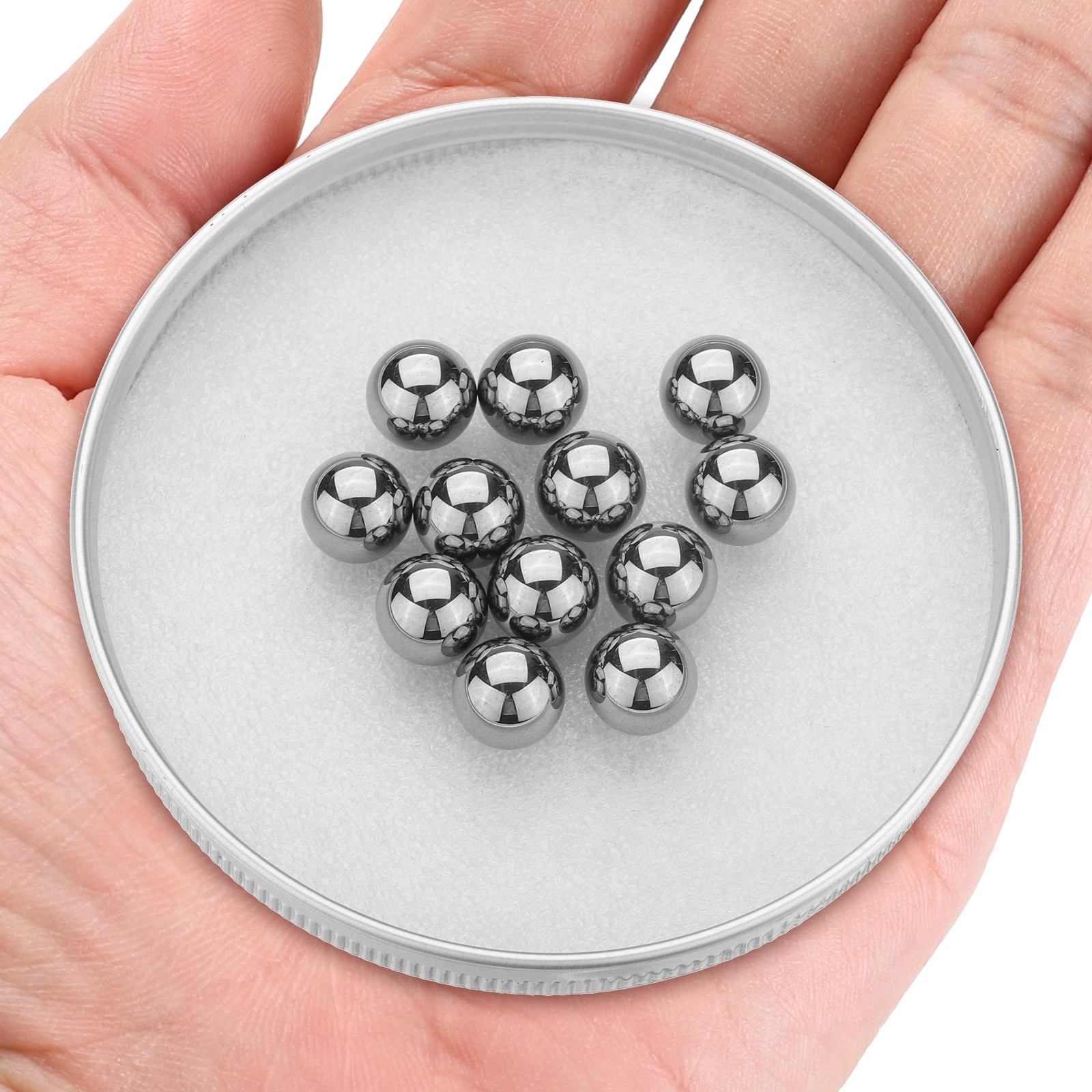 12pcs Tungsten Bearing Balls 10mm Tungsten Carbide Precision Ball, G5 Grade