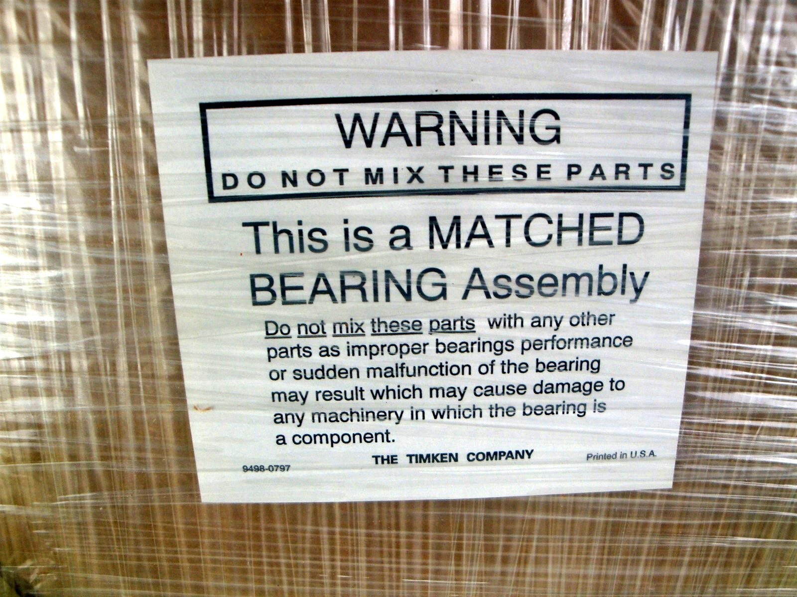 TIMKEN – 67885-90026 Tapered Roller Bearing ASSY 7.5 x 10.5 x 1.875 (NEW in BOX)