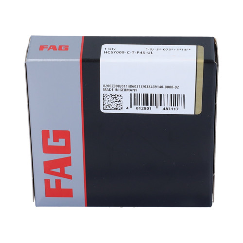 HCS7009-C-T-P4S-UL FAG/Schaeffler Technologies 45 x 75 x 16 mm ANGULAR CONT. …