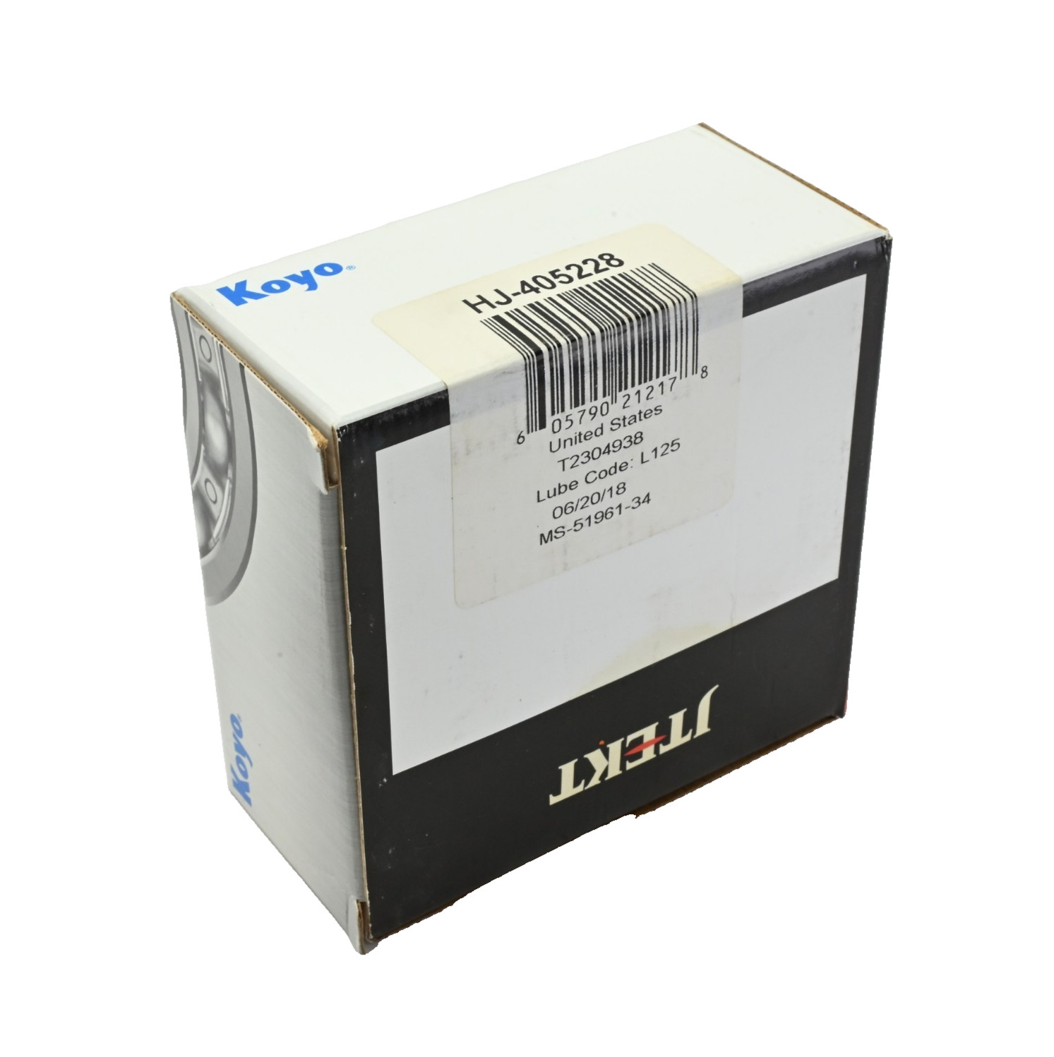 Koyo HJ-405228 Heavy-Duty Needle Roller Bearing Bore 2.5″ Outside Dia 3.25″