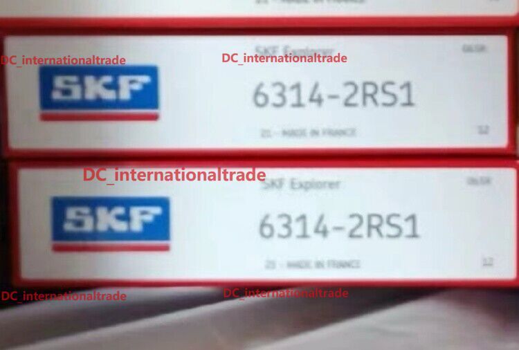 NEW SKF 6314-2RS1 deep groove ball bearing 1PCS #DC