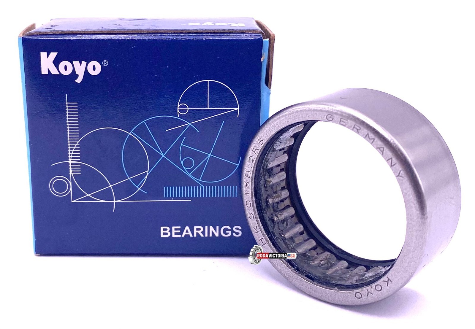 KOYO Germany HK3016 B 2RS Needle Roller Bearing 30x37x16 mm