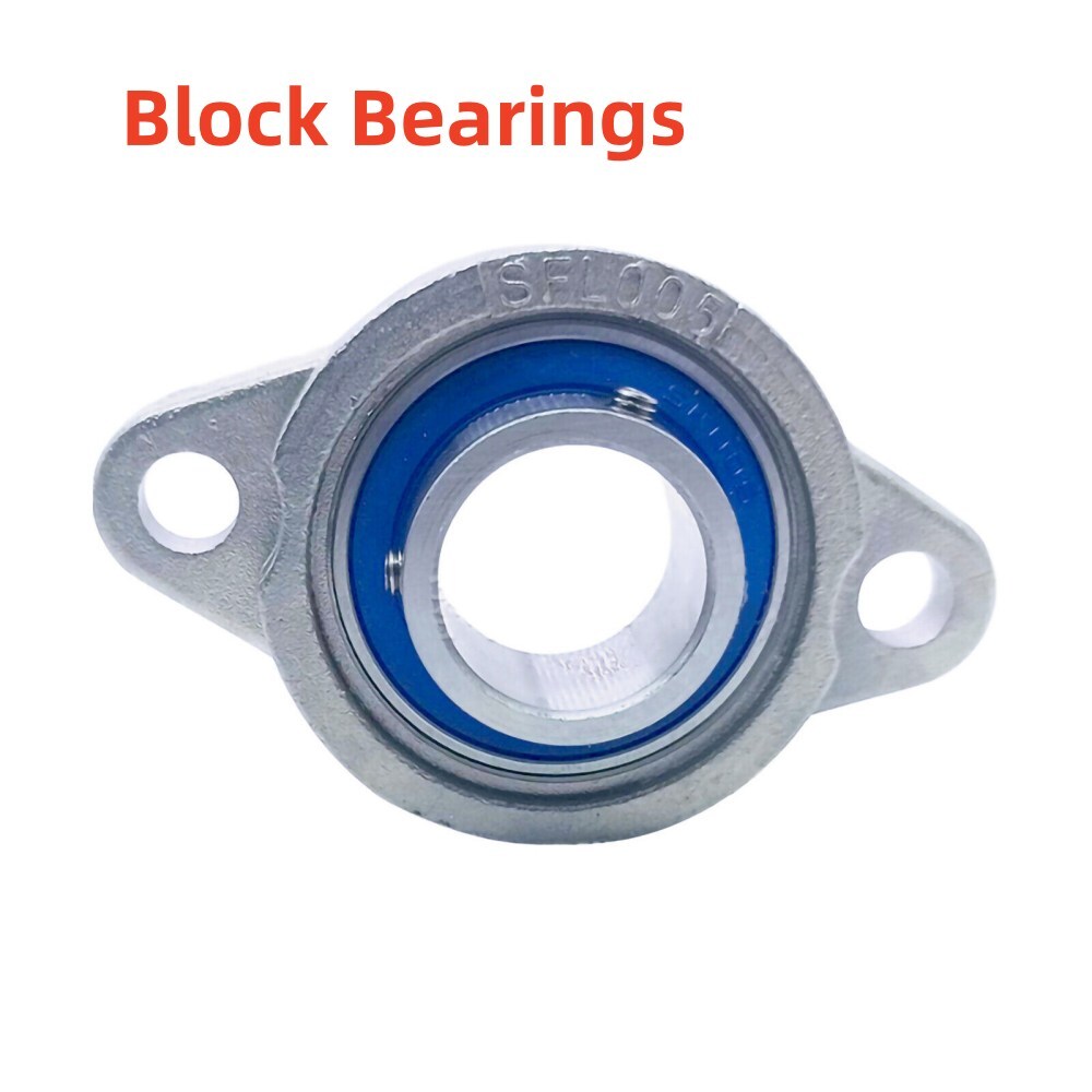 SKFL/SKP Pillow Block Bearings 304ss Bore Shaft Support Mount 10 12 15 17 – 30mm