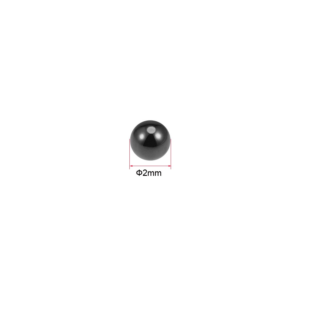 2mm Ceramic Bearing Balls, Si3N4 Silicon Nitride Ball G5 Precision 25pcs