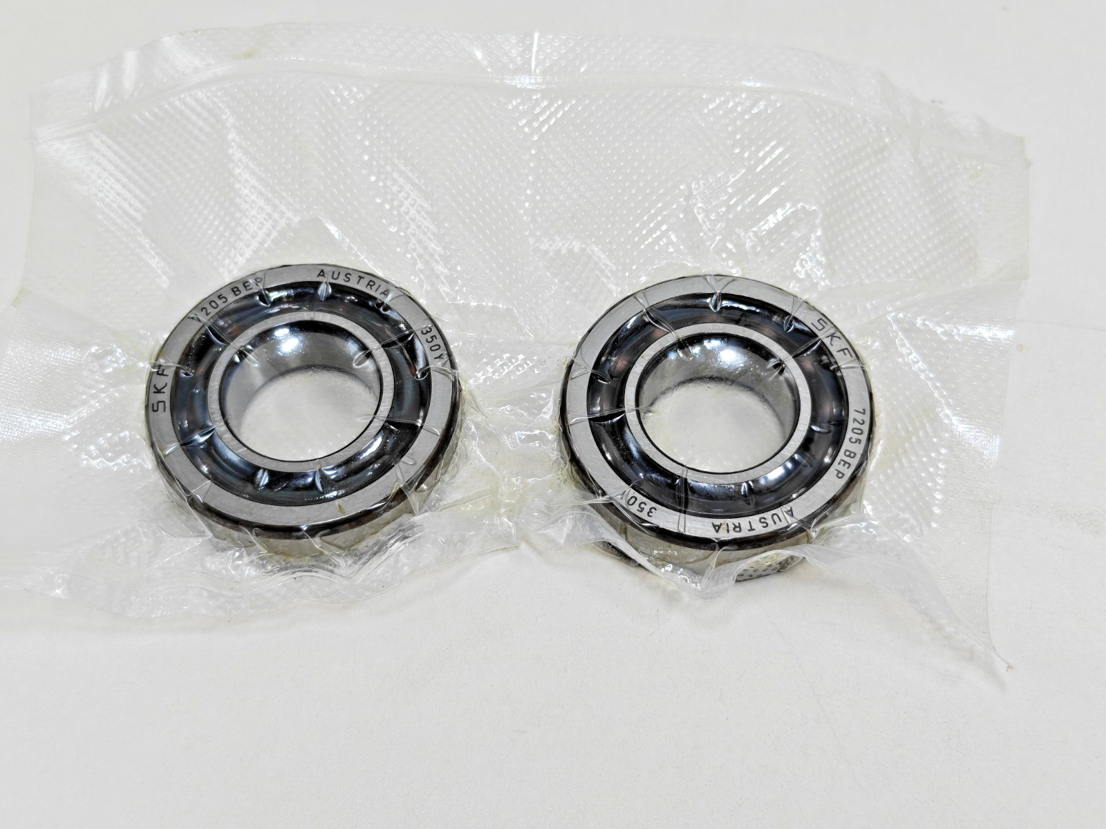 (2Pcs) 7205BEP SKF Angular Contact Ball Bearing SKF 7205 BEP 2Pcs LOT , 25x52x15