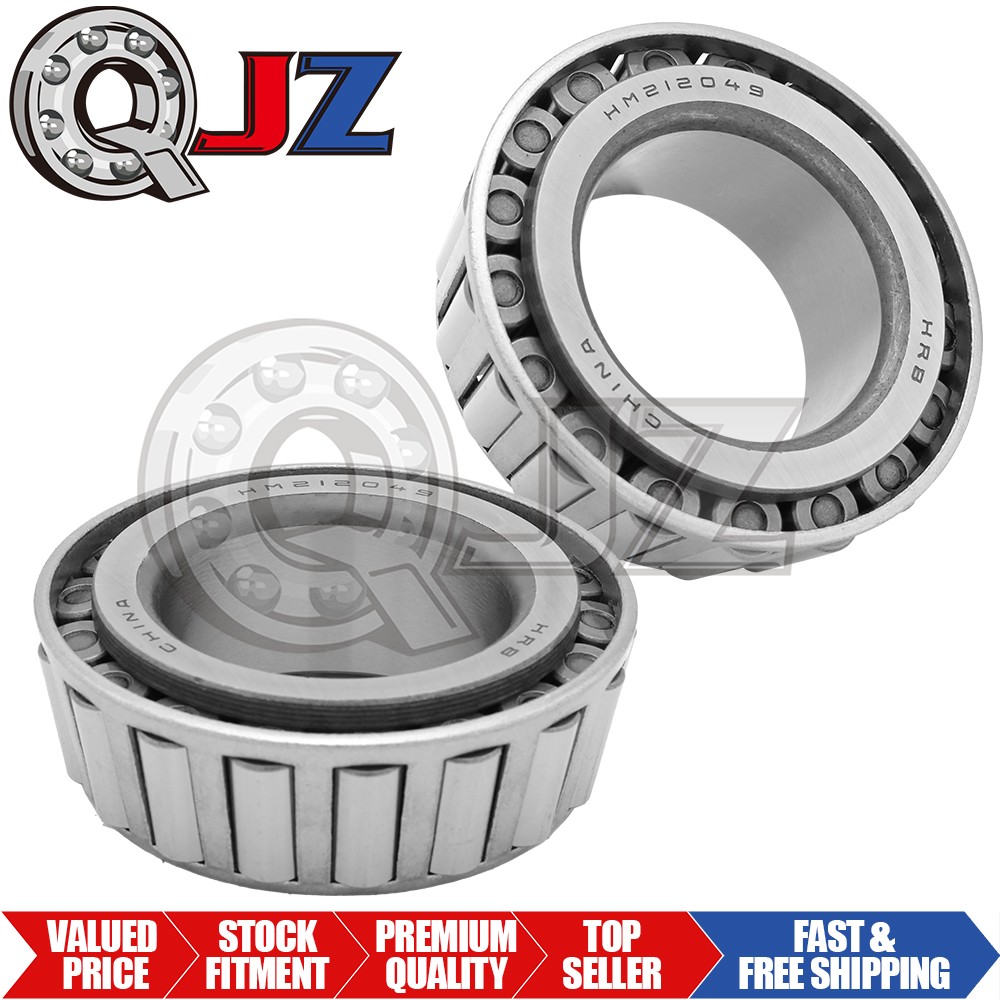 [2-Pack] HM212049 Tapered Roller Bearing Single Cone [2-5/8 in Bore x 1.51 in W]