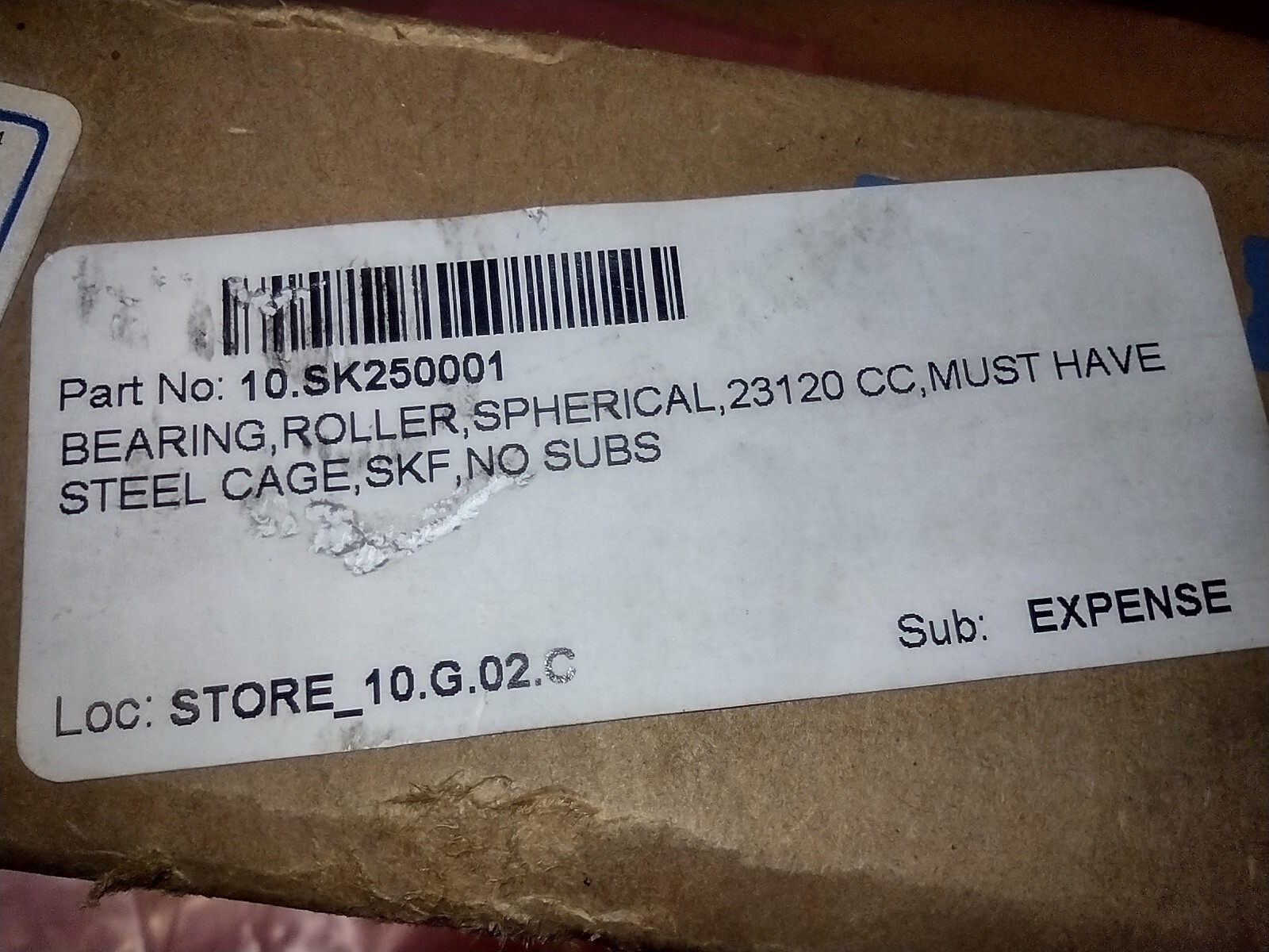 SKF 23120 CC/C3W33 Spherical Roller Bearing, 3.937″ Bore, 6.496″ OD, 2.047″ Wide