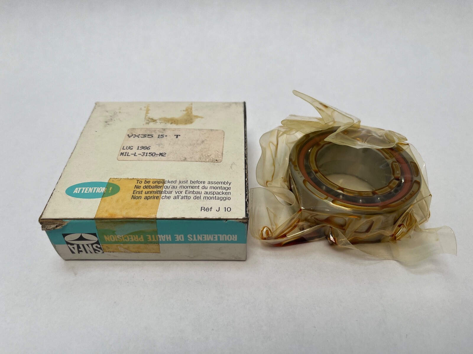 SNFA VX35-15°T Angular Bearing 35x62x14 mm 7007-C VX35 15° T Italy 2 Pcs