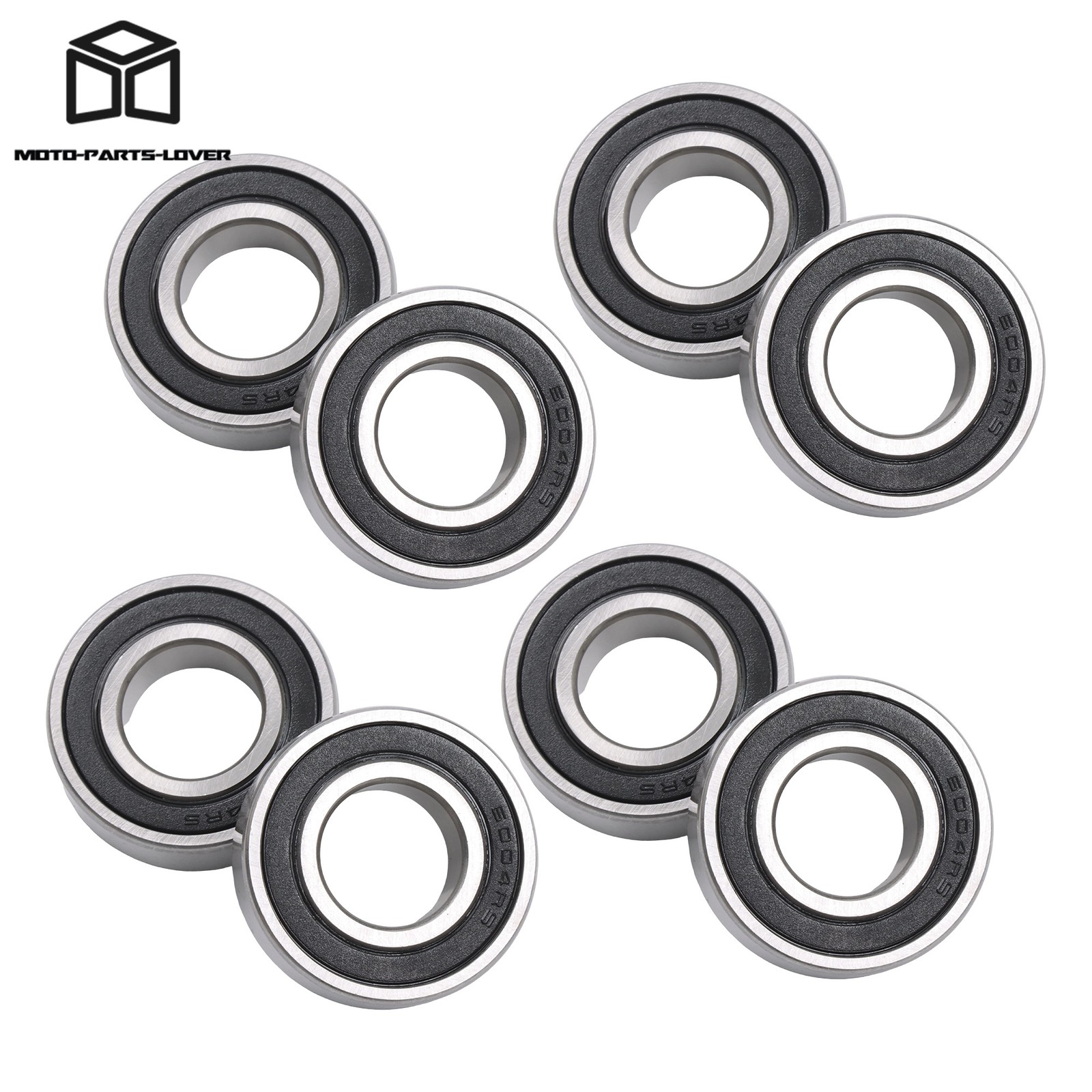 20x42x12mm 6004-2RS C3 Ball Bearings 10 Pack Premium Rubber Sealed Bearings