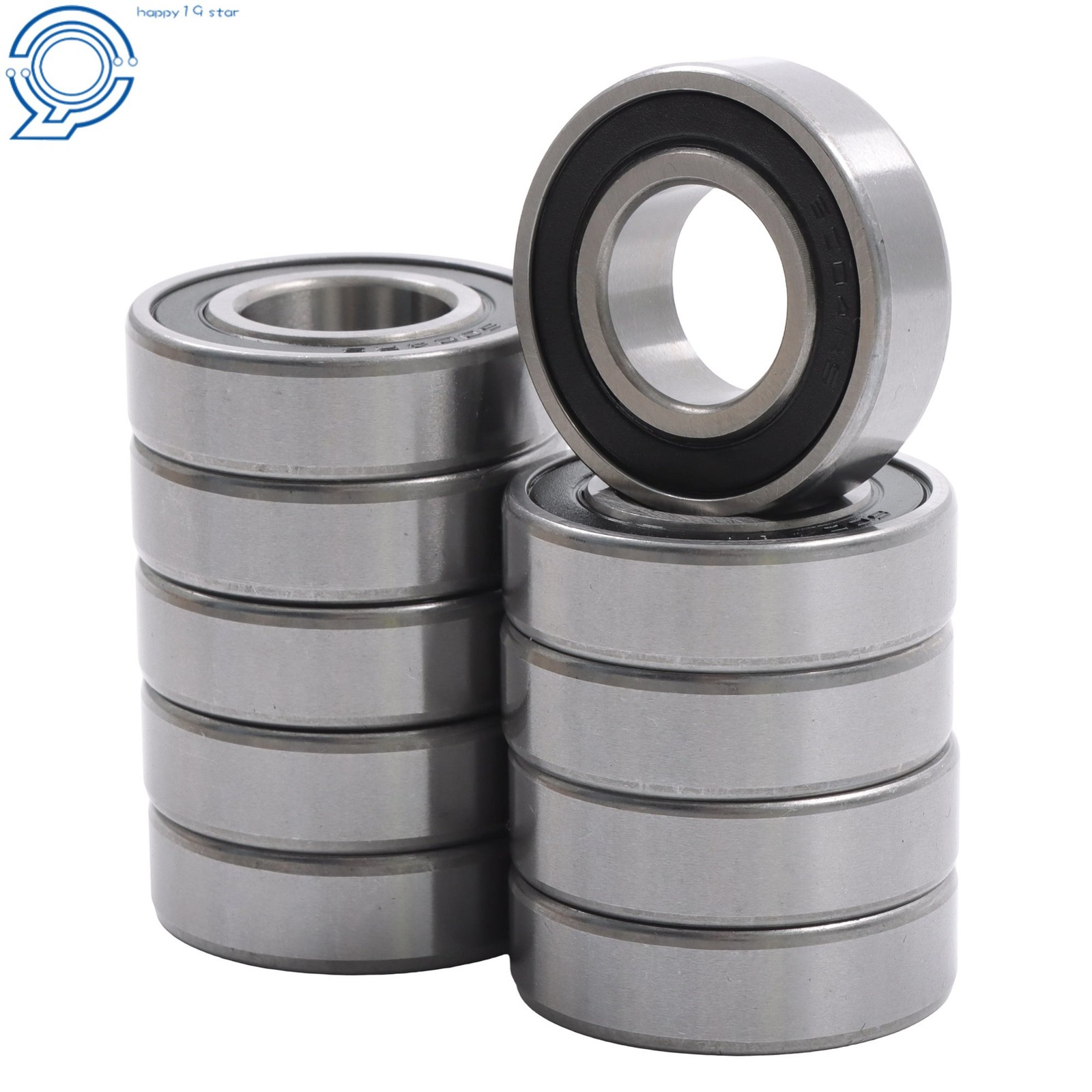 20x42x12mm Ball Bearing 6004 2RS C3 10 Pieces Premium Rubber Sealed Bearings