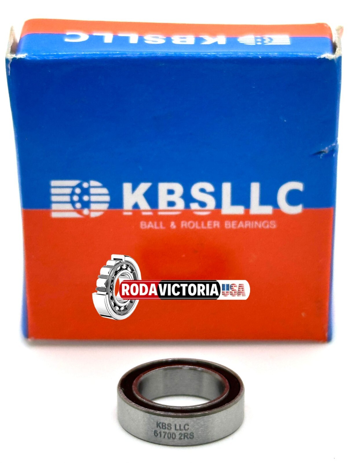 KBS 61700 2RS DEEP GROOVE BALL BEARING, RUBBER SEALED 10x15x4 mm 6700-2RS