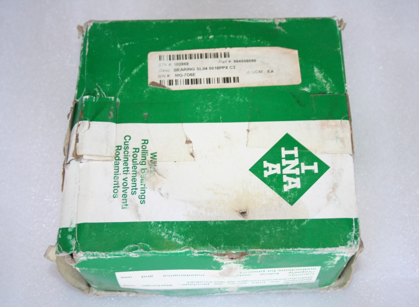 GENUINE INA SL045018-PP C3 Double Row Cylindrical Roller Bearing SL04 5018 * NEW