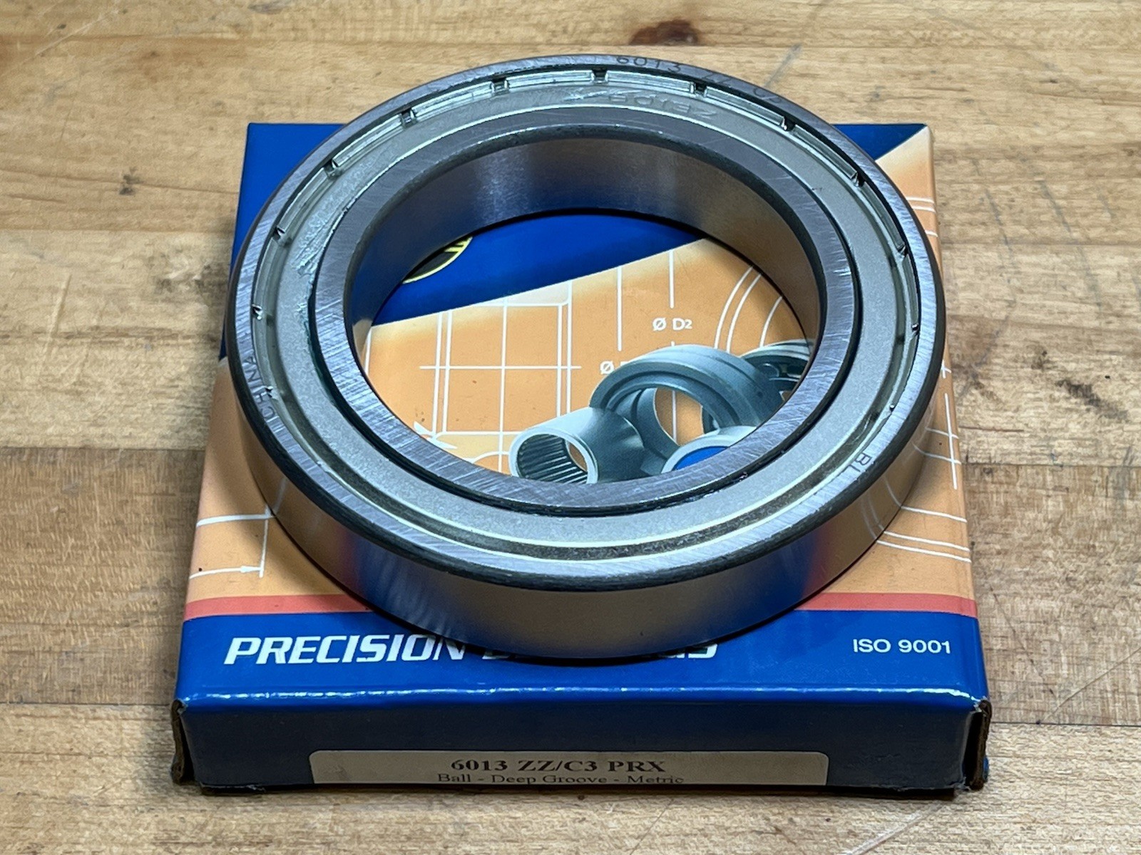 BL Precision Bearings 6013 ZZ/C3 PRX Deep Groove Ball Bearing 65x100x18 mm – New