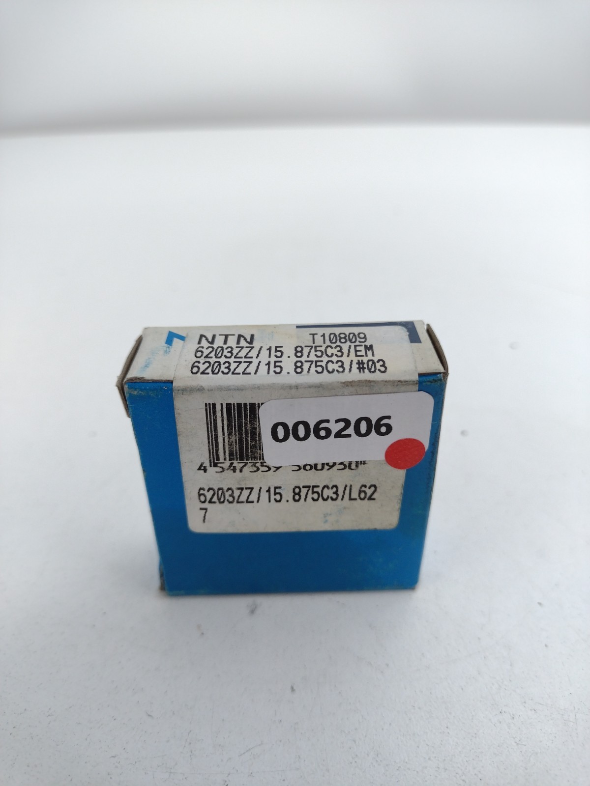 *** NTN 6203ZZ/15.875C3/EM Radial Deep Groove Ball Bearing 15.875 mm Bore