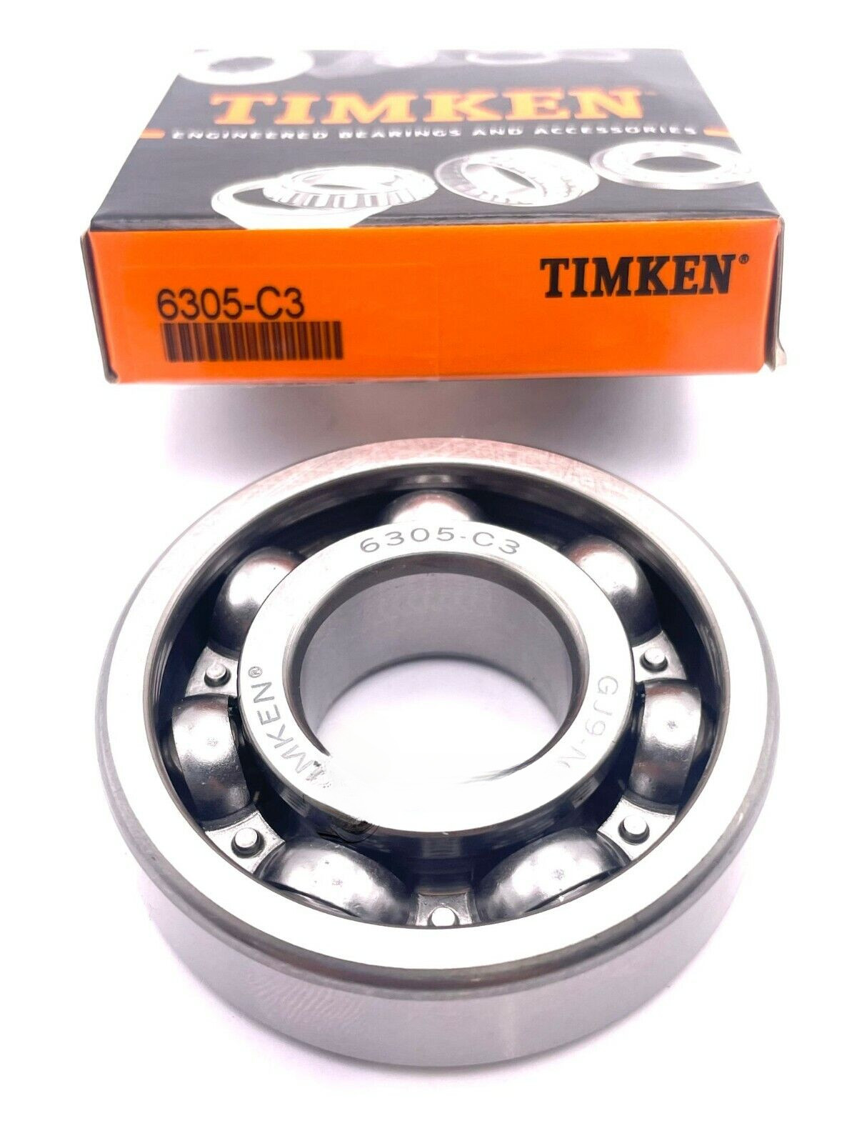 6305 C3 TIMKEN 25X62X17MM Double Metal Seal Ball Bearings NEW