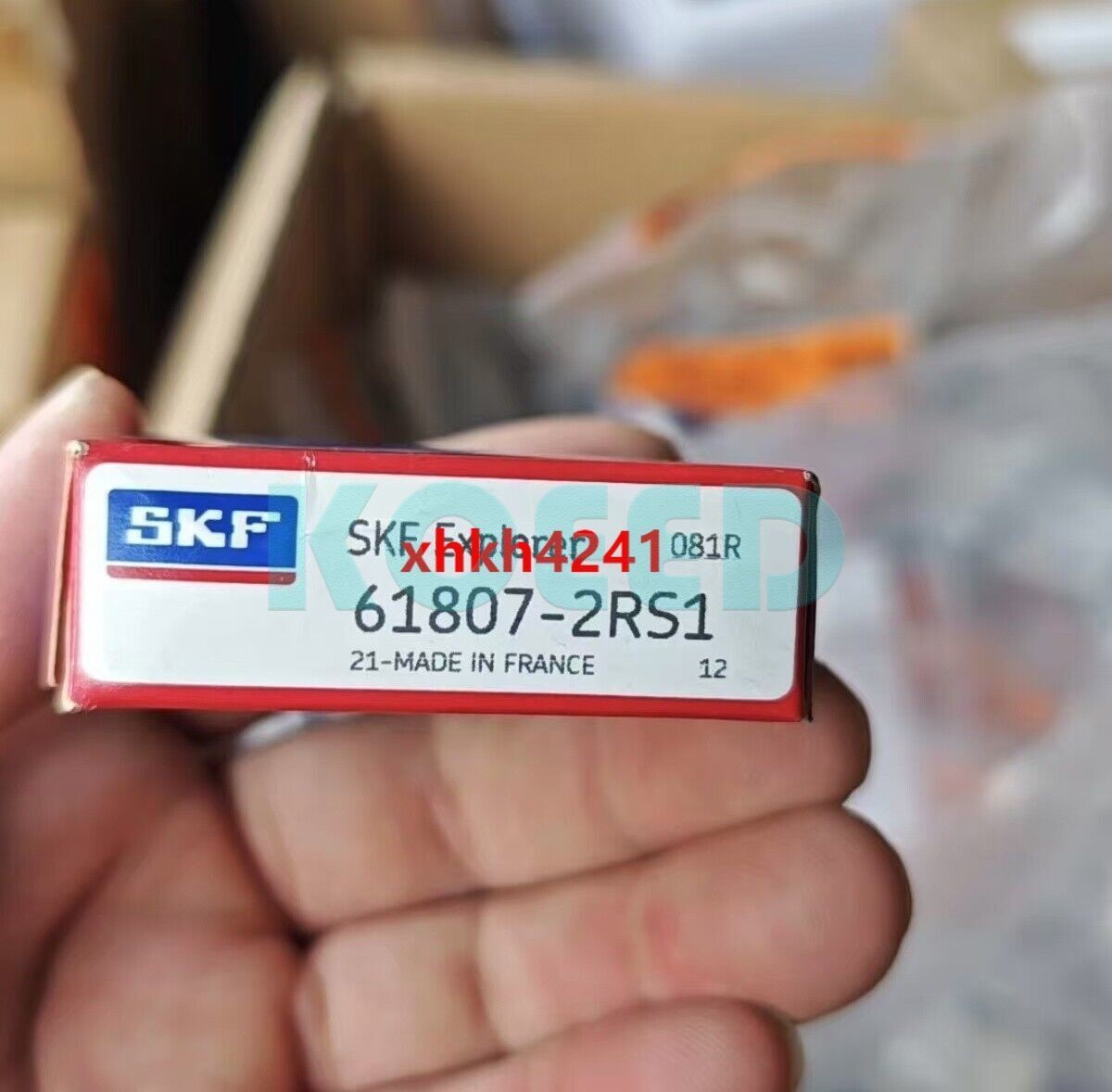 NEW SKF 61807-2RS1 single row deep groove ball bearing #DC