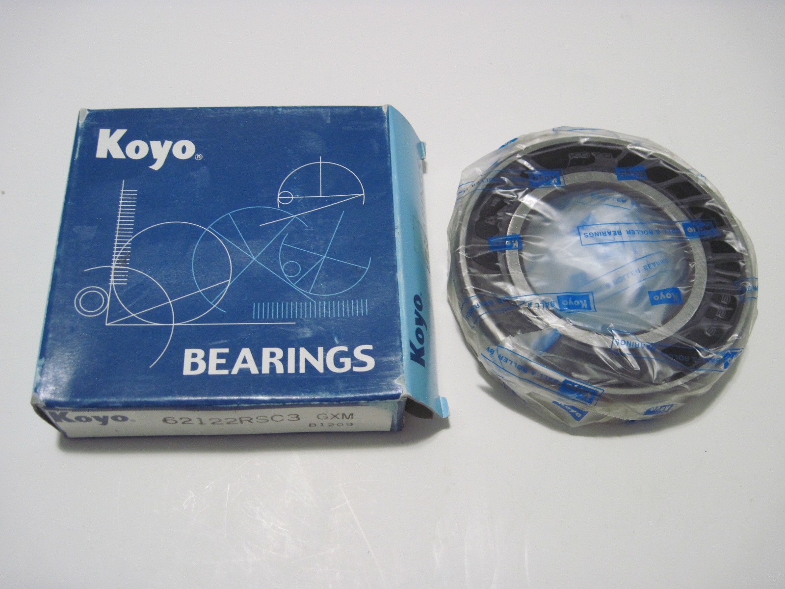 NOS KOYO 62122RSC3 6212 2RS C3 Deep Groove Bearing – 60 x 110 x 22 mm