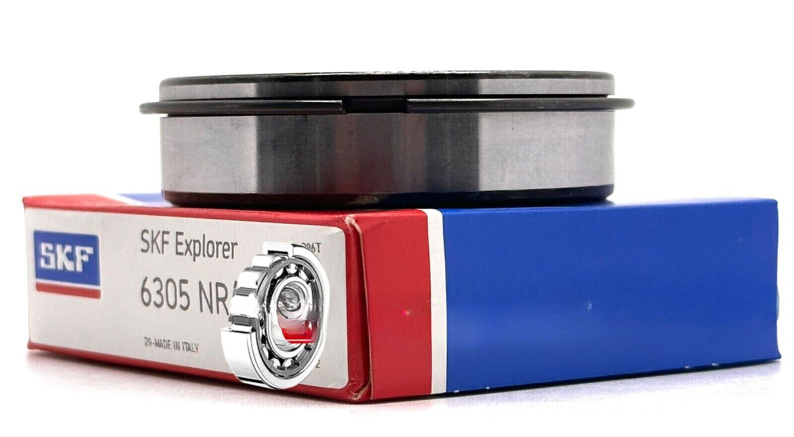 SKF 6305 NR C3 BALL BEARING, OPEN, NO SEALS + SNAP RING 25x62x17mm SKF