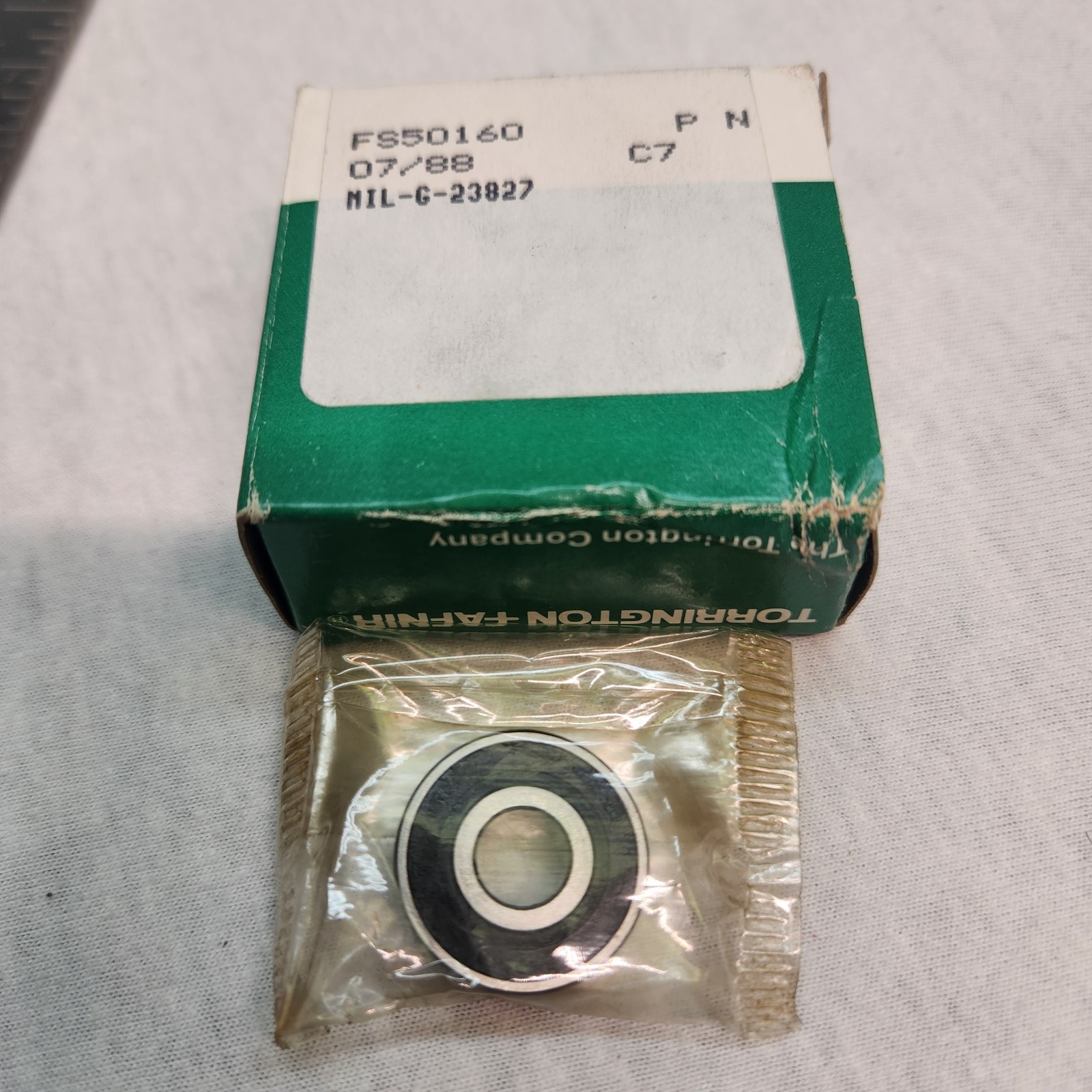 Vintage Fafnir 38PP2 Ball Bearing Double Sealed 8mm x 22mm x 7mm Sealed Box NOS