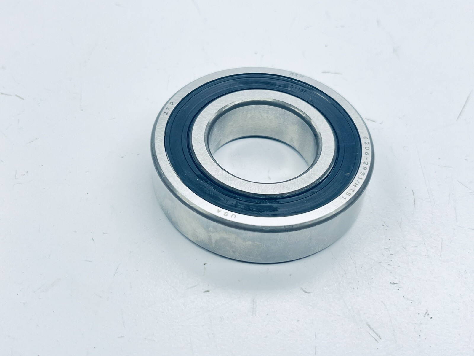 LOT OF 4 SKF 6206-2RS1 DEEP GROOVE BALL BEARING 30mmID 62mmOD 16mmWIDE