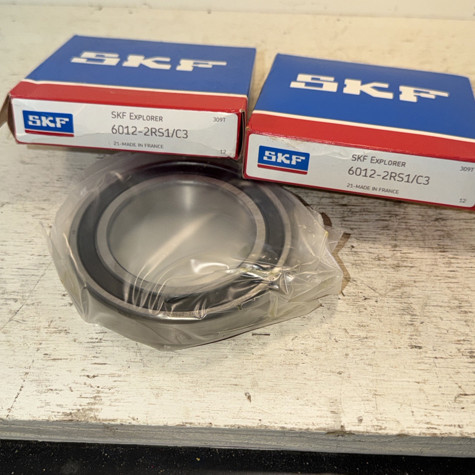 Lot Of 2 New SKF 6012-2RS1/C3 Explorer Bearings 60X95X18MM Sealed Deep Grove