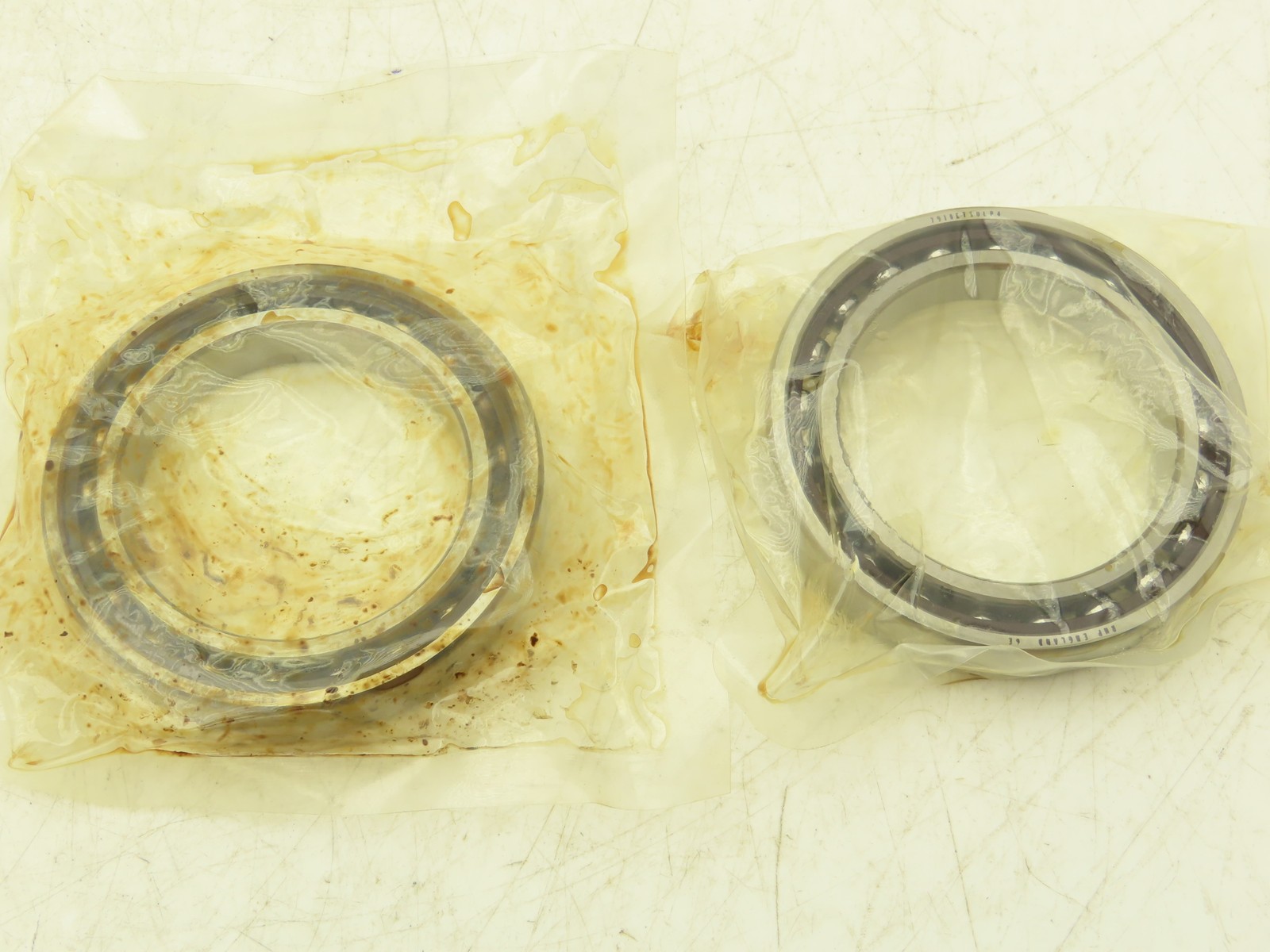 RHP 7910 ETDULP4 Ball Bearing Matched Set 50mm-ID x 72mm-OD x 12mm-W Lot Of 2