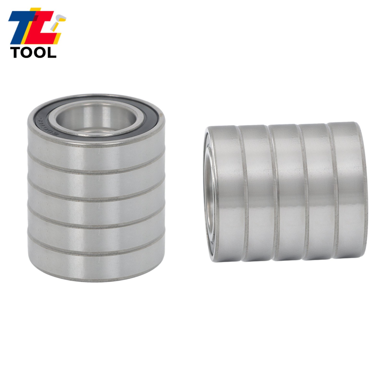 Industrial 6007-2RS Bearings 10pcs 35x62x14mm Double Sealed