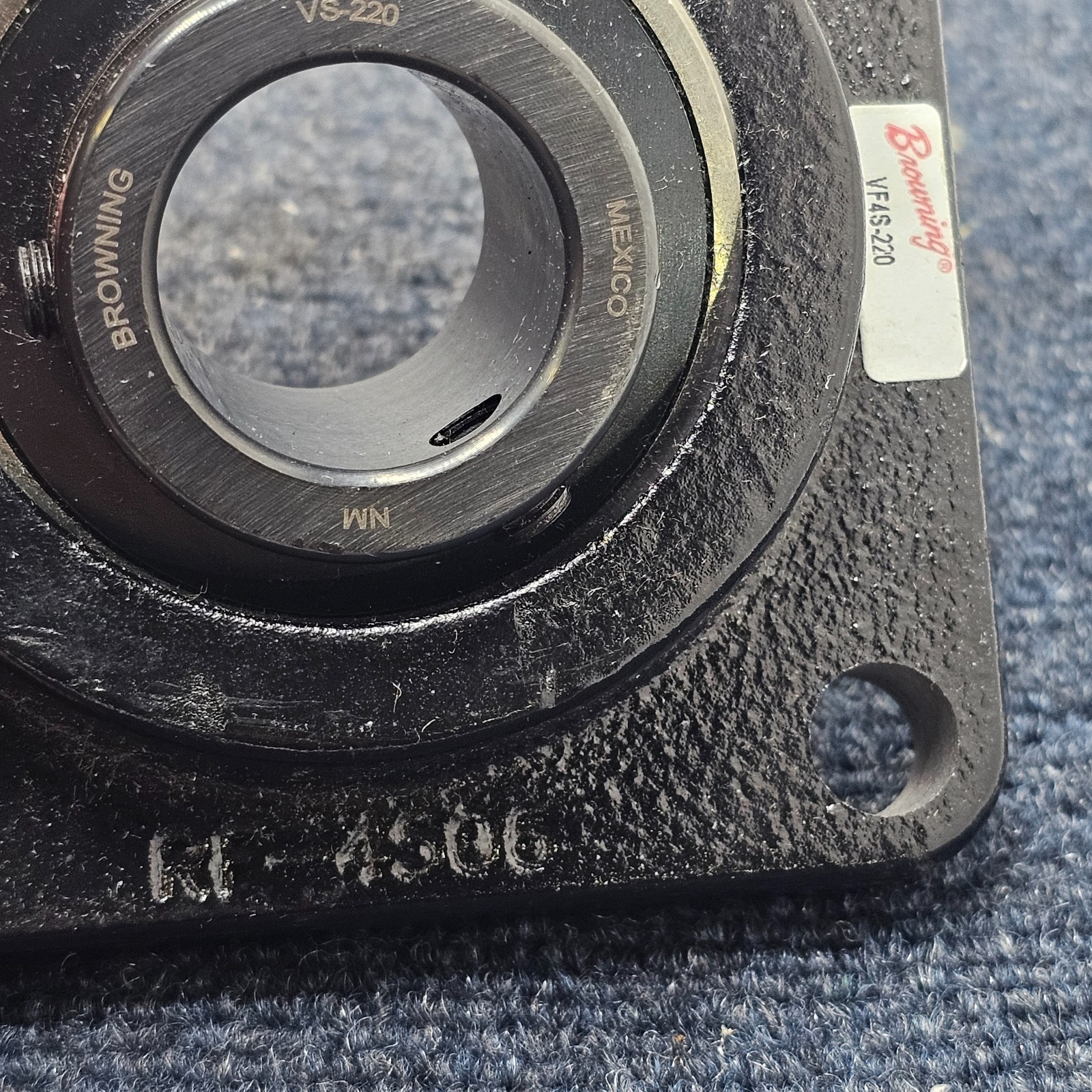 BROWNING VF4S-220: Four-Bolt Flange Ball Bearing Unit – 1-1/4 in Bore