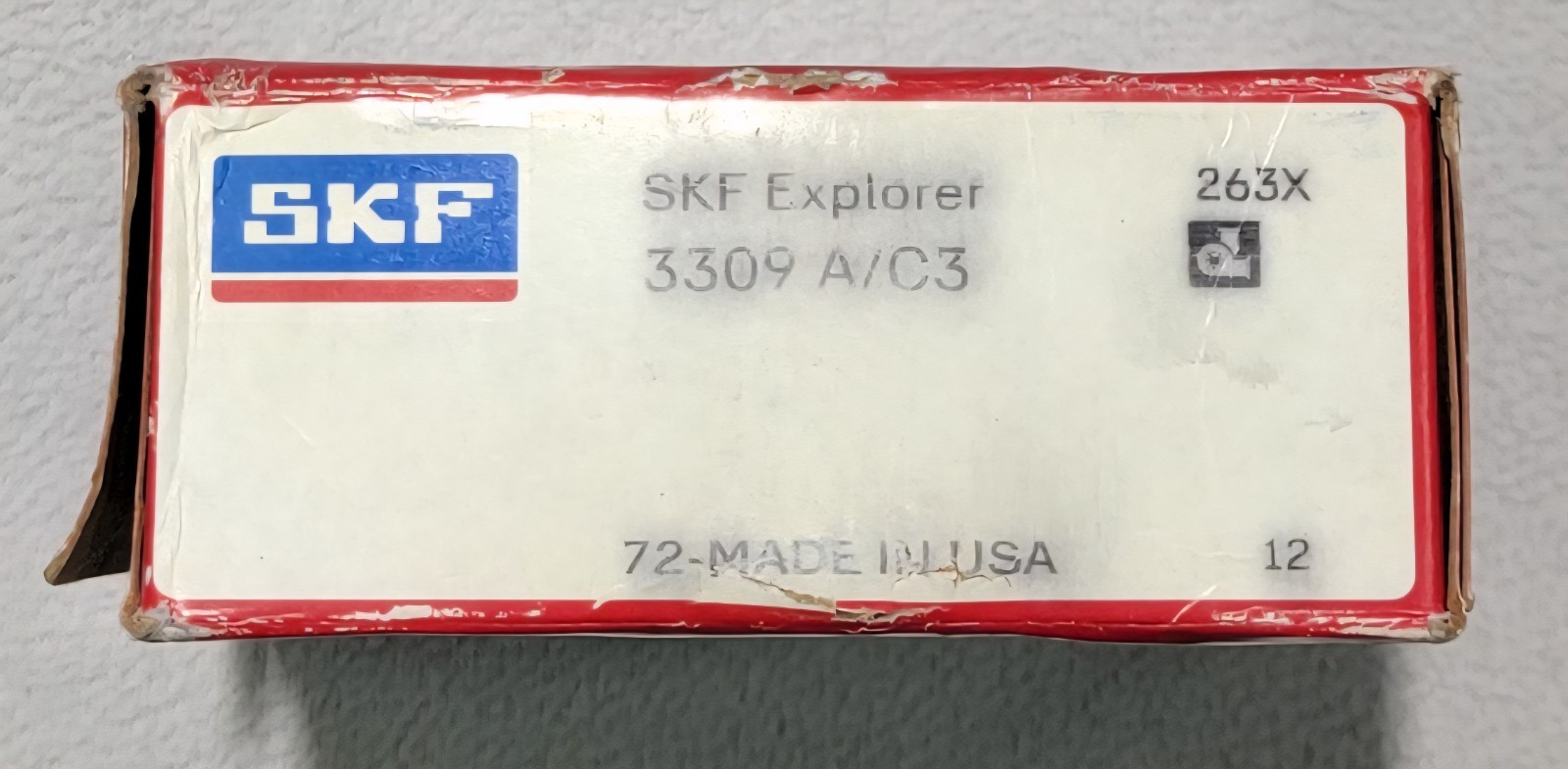 SKF 3309 A C3 Double Row Angular Contact Ball Bearing 45x100x39.7 mm