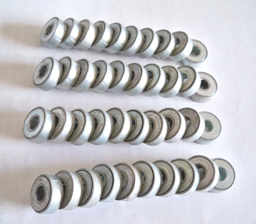 40 Pcs Lot 11/16″ OD Galvanized Steel Conveyor Roller Ball Bearings