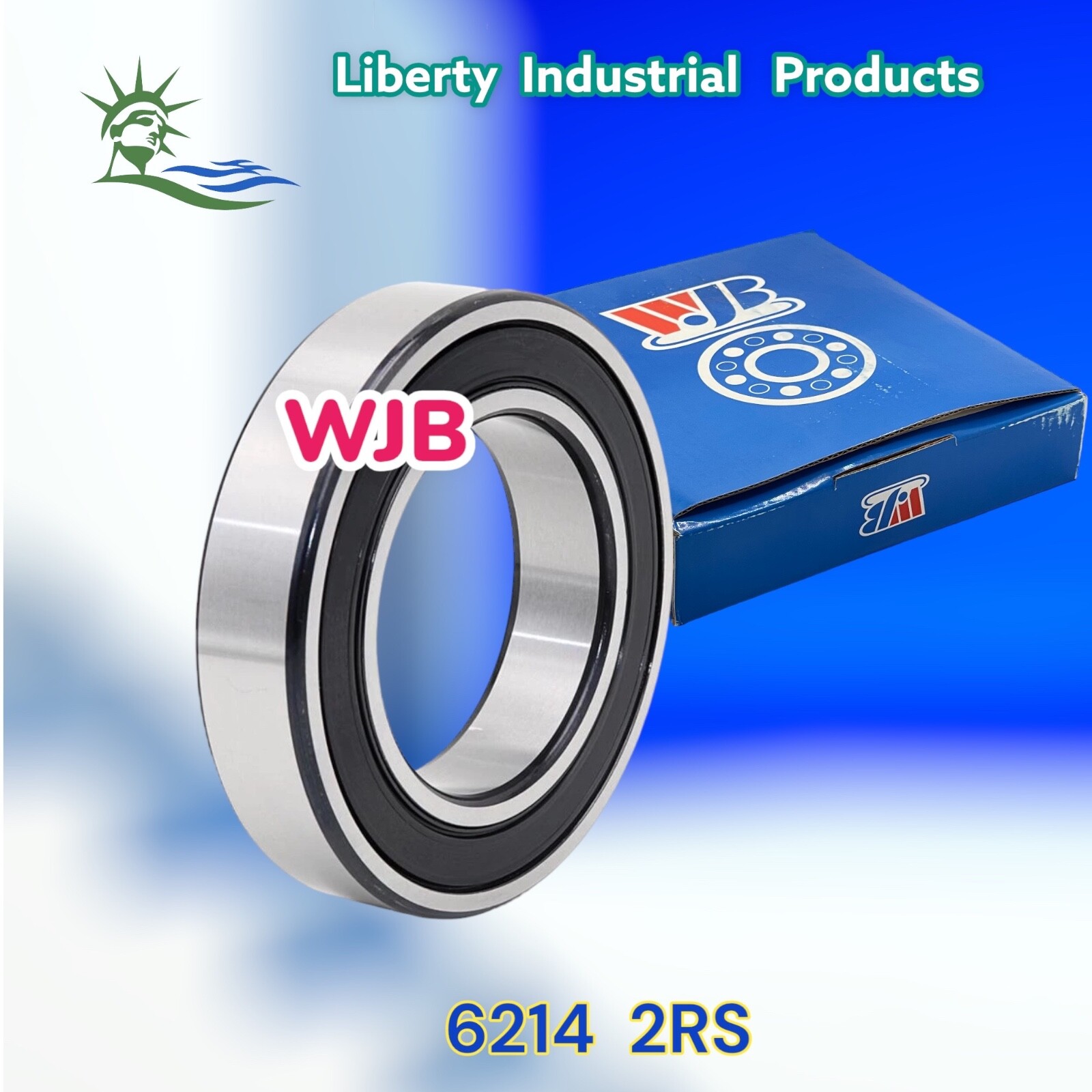 6214-2RS WJB Radial Ball Bearing W/2 Seals R8S5B By Premium Bearing Source