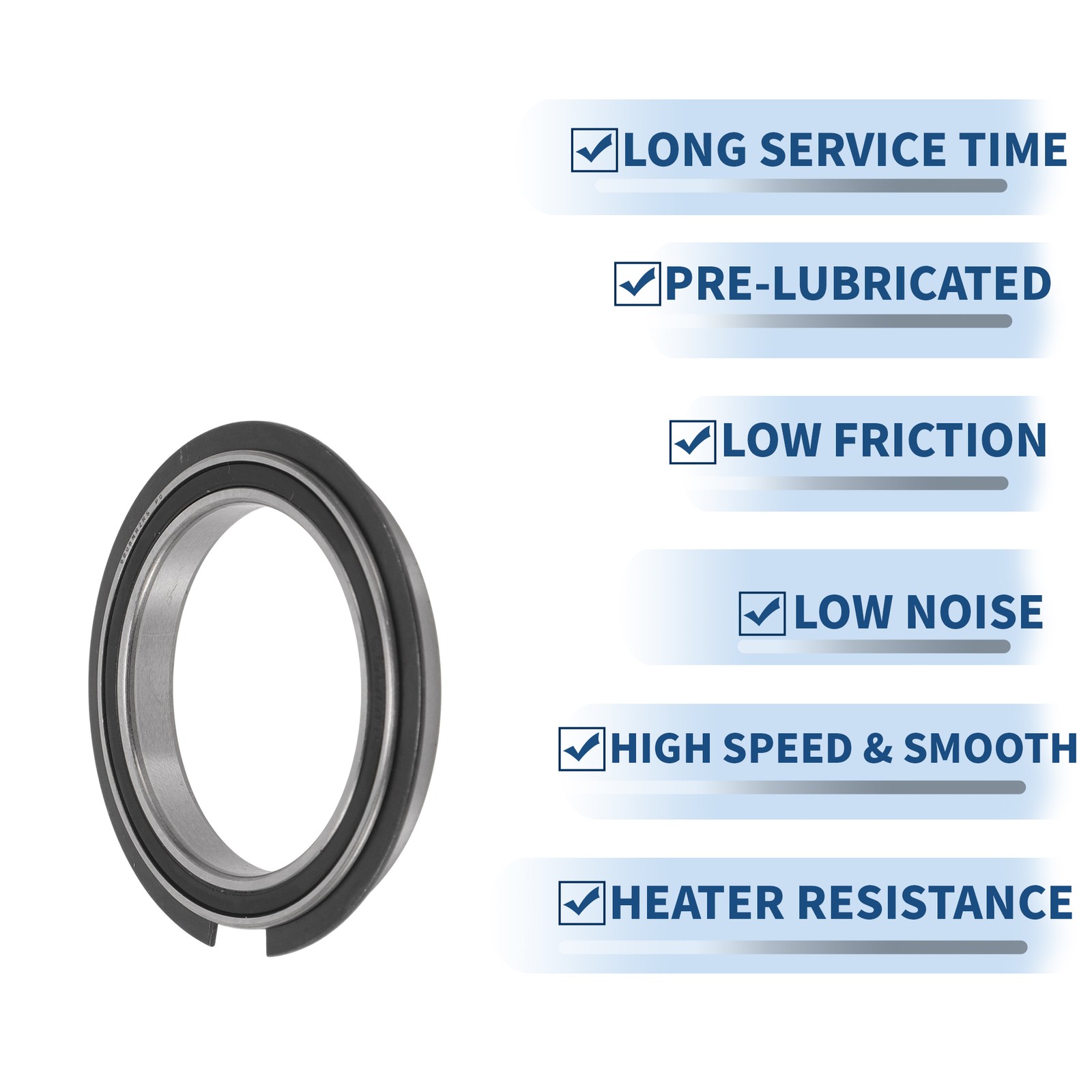 Ball bearing 6808NR2RS 40x52x7mm for scooter skateboard