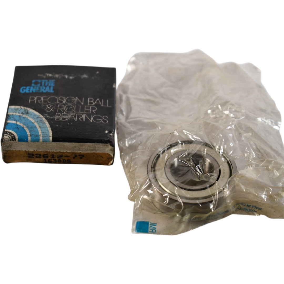 NEW General Bearing 22612-77 Radial Ball Bearing 0.75” ID 1.625” OD Double Shi