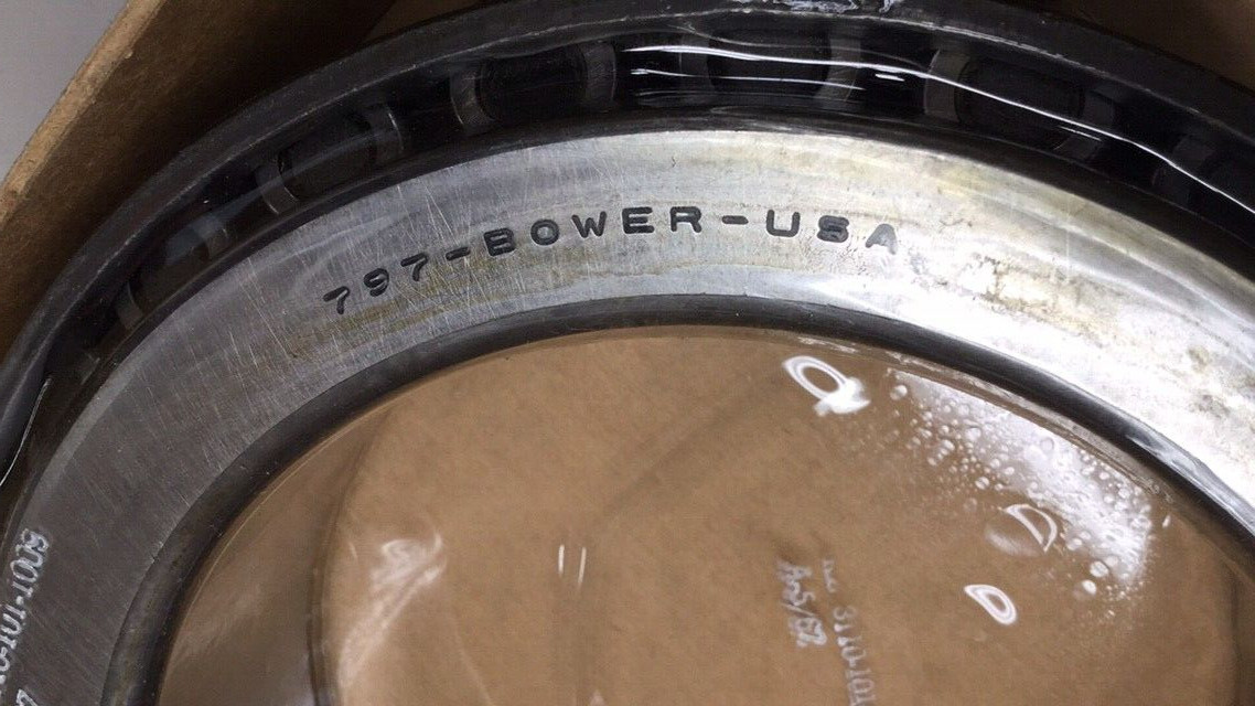 Bower 797 Tapered Roller Bearing Cone 130 mm Bore x 1.8750 Width Federal Mogul