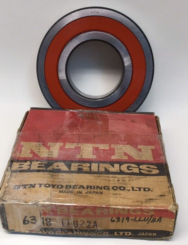 NTN 6319LLU/2A Deep Groove Ball Bearing Double Sealed 6319ZZ 45mm x 95mm x 200mm
