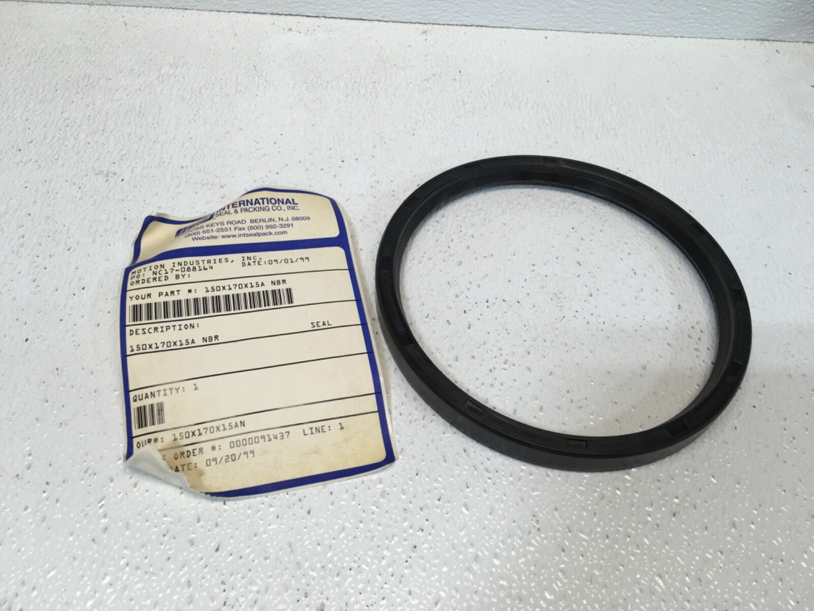 150MM X 170MM X 15MM NBR METRIC OIL SEAL (KB)