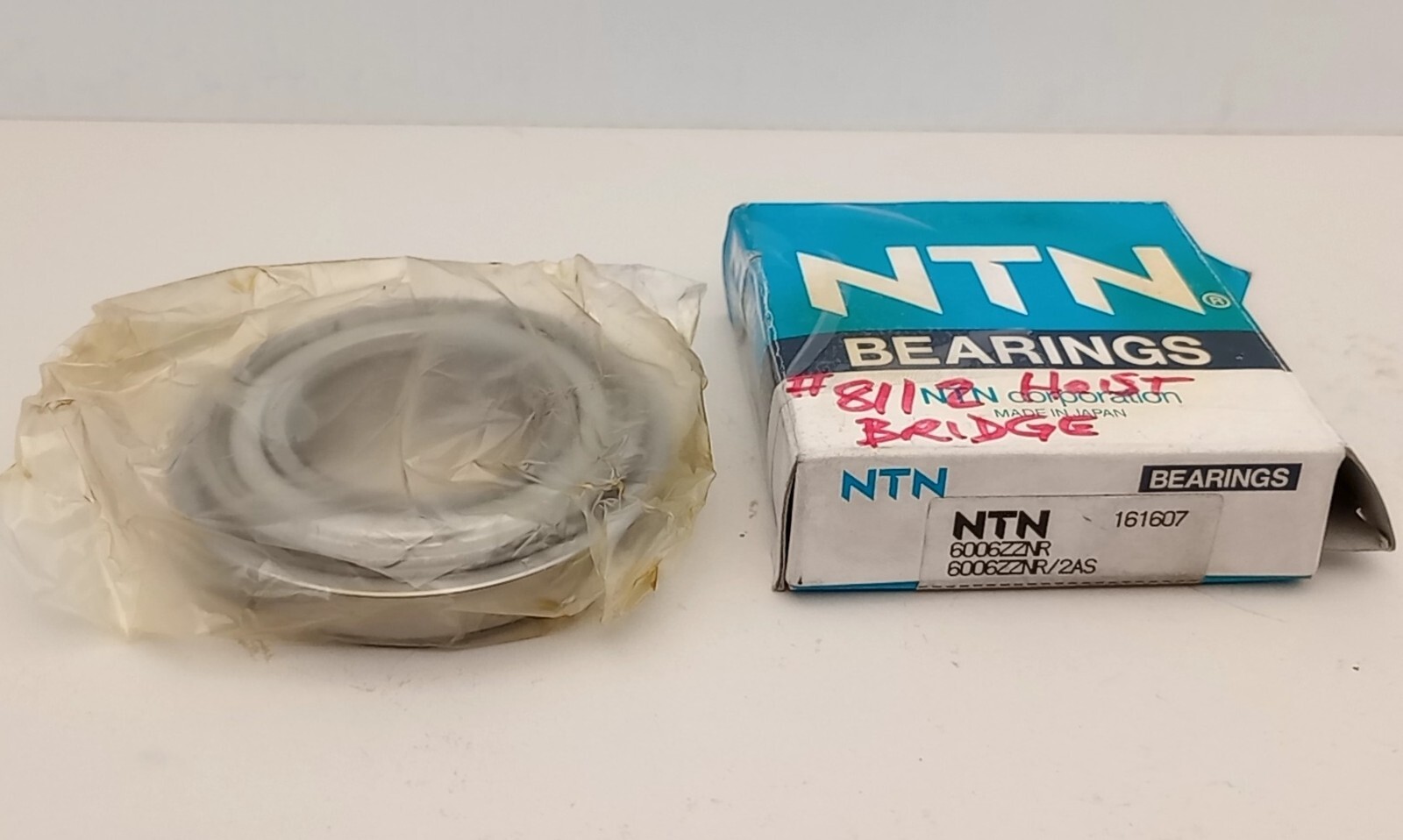 NTN 6006ZZNR Radial Ball Bearing 30mm ID X 55mm OD X 13mm W 6006ZZNR/2AS