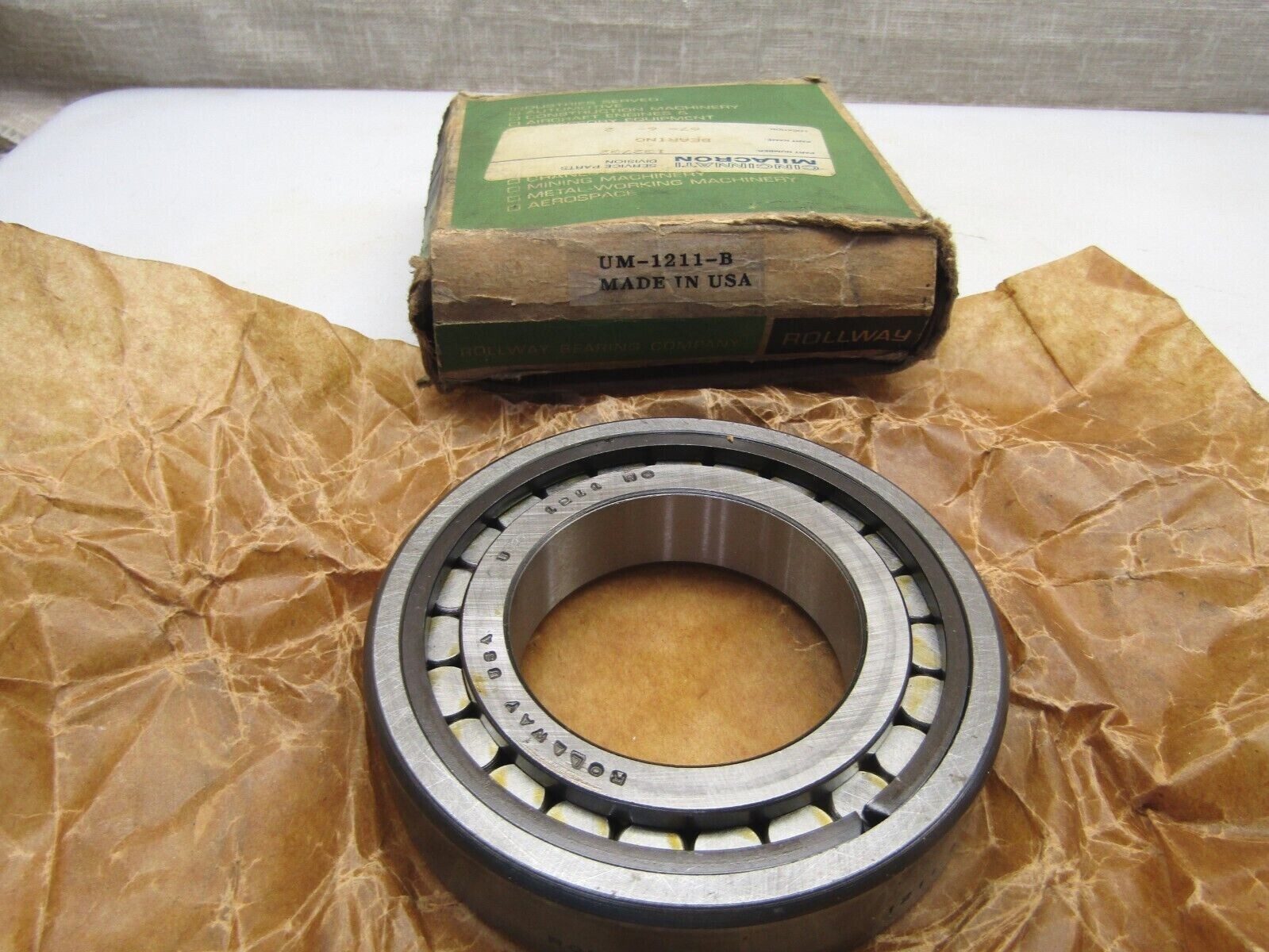 Rollway UM-1211-B 55mm x 100mm x 21mm Cylindrical Roller Bearing CMI 132732