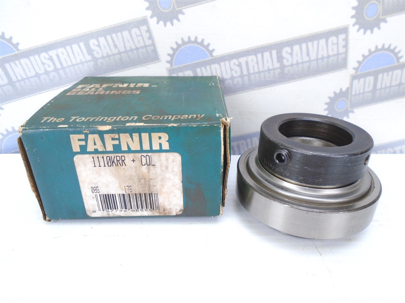 FAFNIR – 1110KLL+COL – ECCENTRIC LOCK COL INSERT BEARING 1.625 x 3.34646 x 2.219