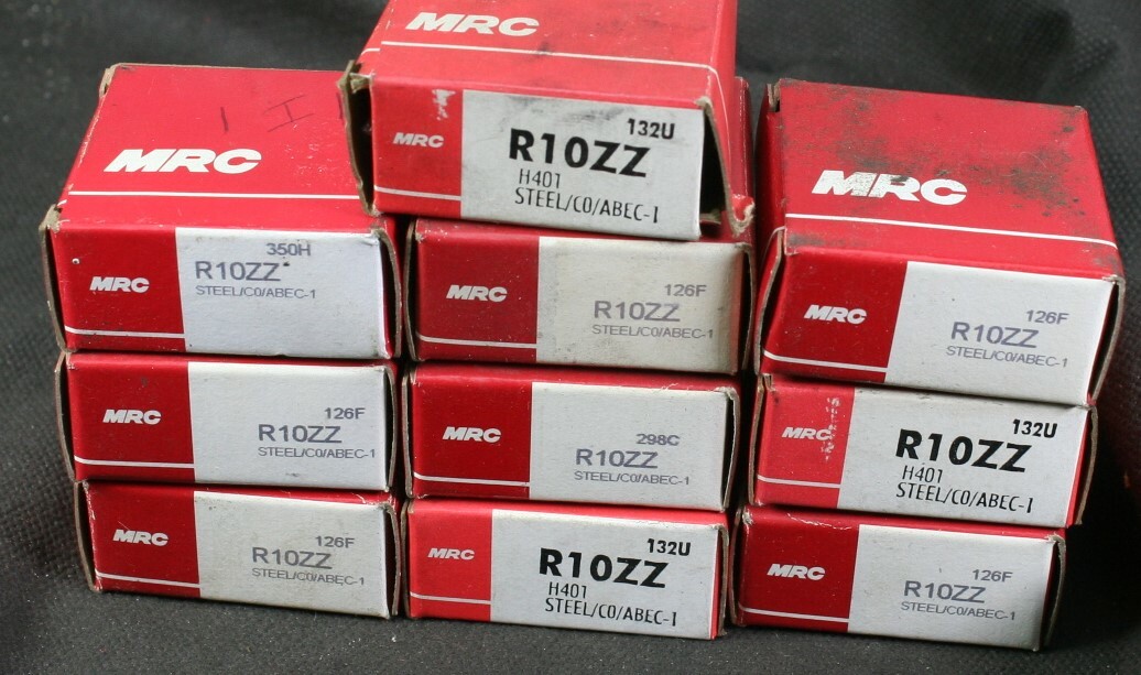 One (1) MRC R10ZZ H401 Deep Groove Bearing 5/8″ ID Japan NEW