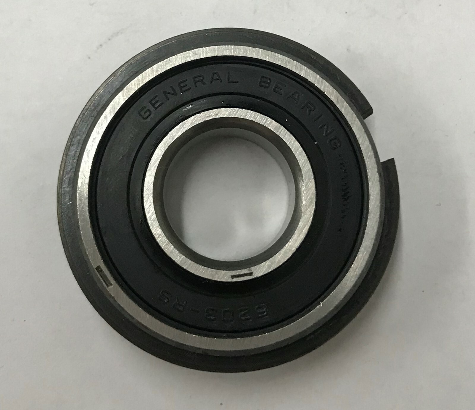 6203-2RS NR Sealed Ball Bearing W/ Snap Ring, 17x40x12