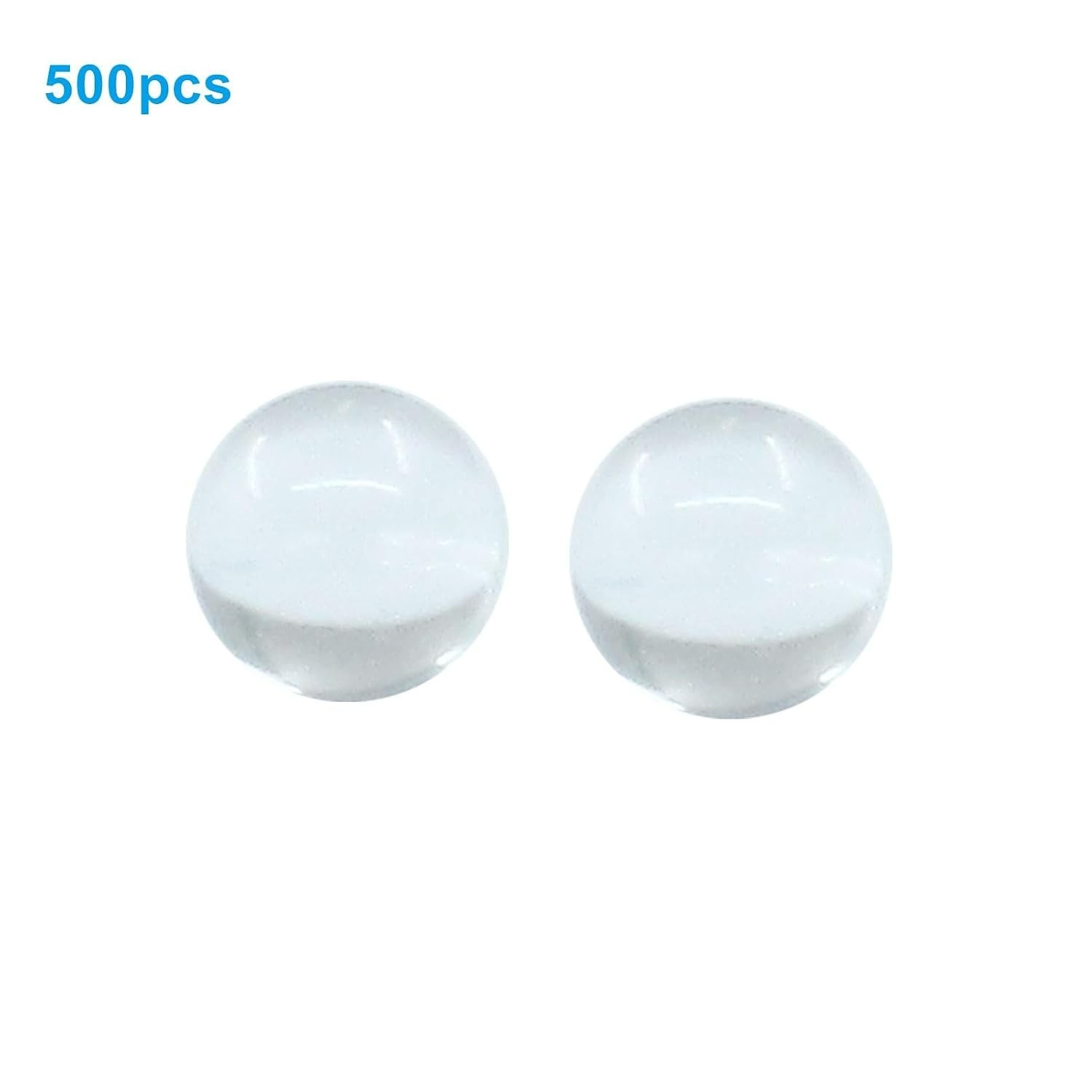 3mm Solid Round Clear Glass Ball Boiling Stones, 500pcs | Soda Lime Glass Beads