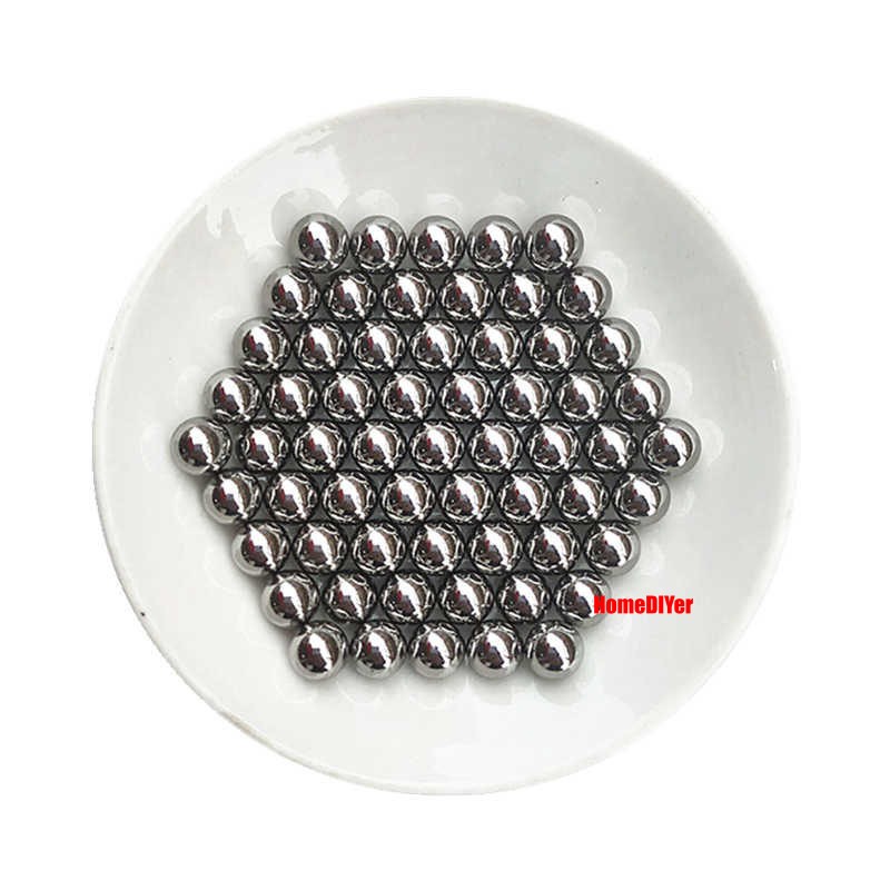 1kg Round Polished Steel Ball Diameter 6.35mm-12mm Smooth Iron Balls Metal Beads