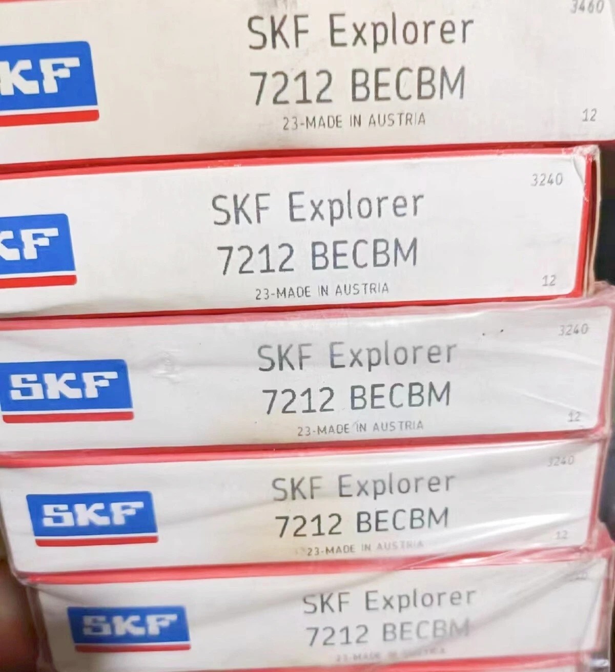 1X SKF 7212 BECBM single row angular contact ball bearing