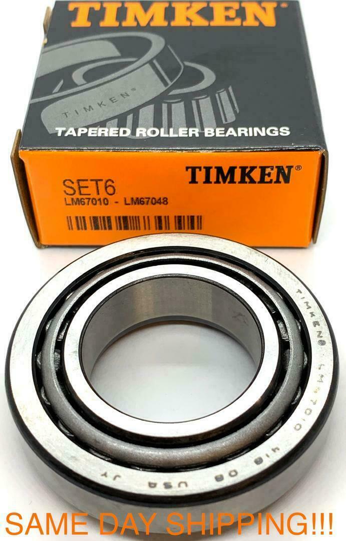 NEW Timken 1.25″ Boat Trailer Wheel Bearing LM67048 & LM67010 cone & cup