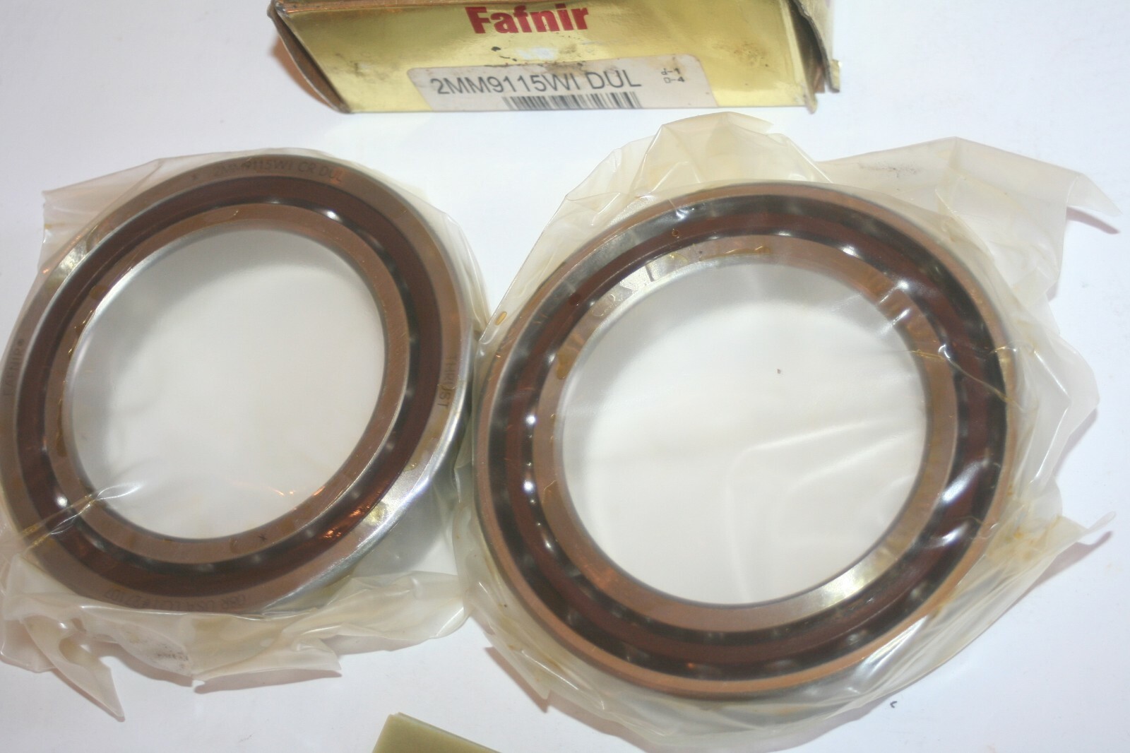(Set of 2) FAFNIR 2MM9115WI DUL Super Precision Angular Contact Bearings * NEW *