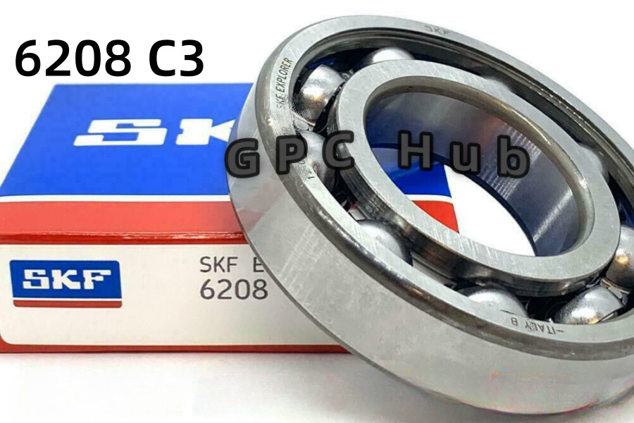 1PC NEW SKF 6208 C3 DEEP GROOVE BALL BEARING, 40x80x18 mm Fast shipment