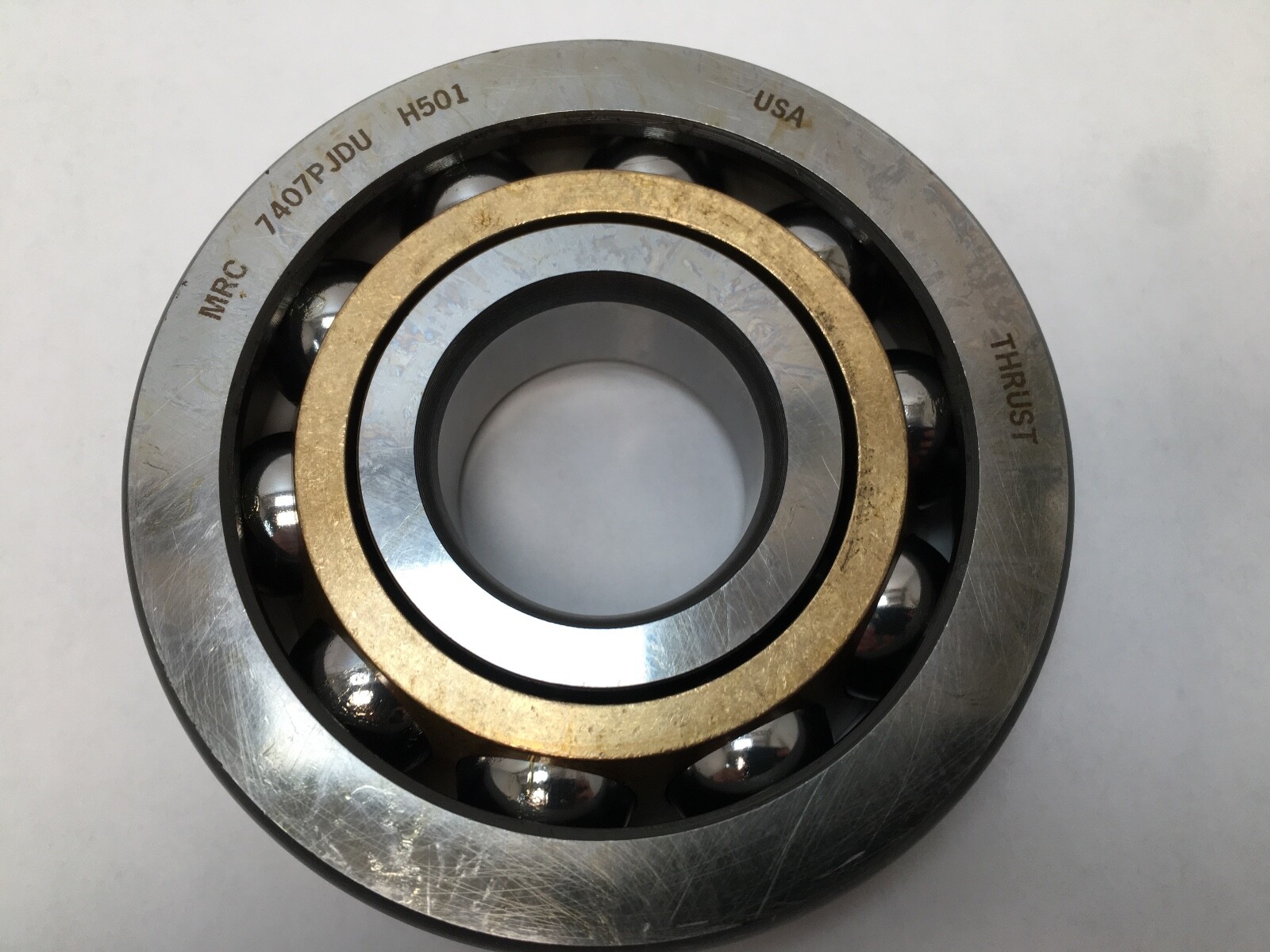 MRC 7407PJDU Angular Contact Bearing 35x100x25 mm 7407 PJ DU BRZ#3 H501 USA