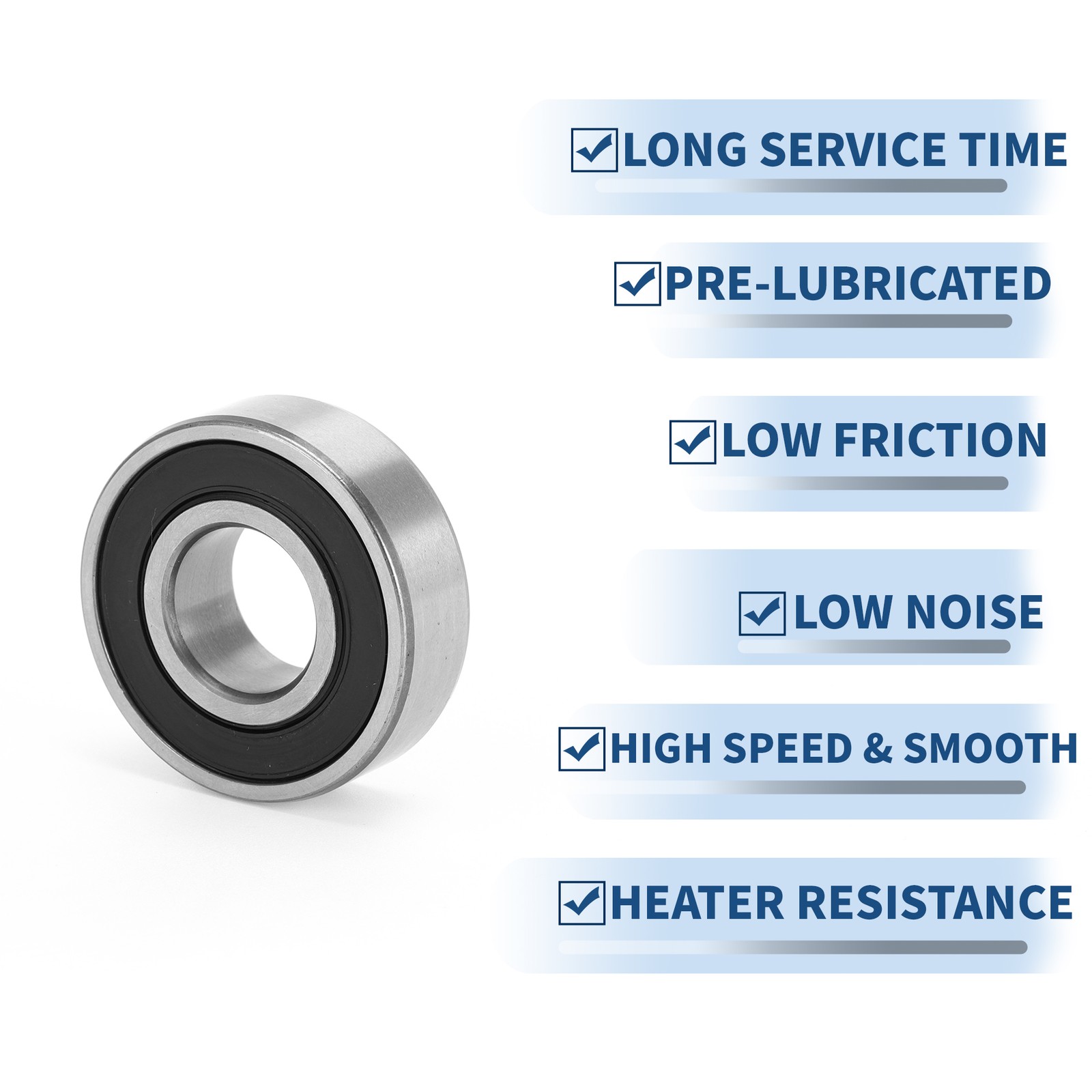 6202DDU Deep Groove Ball Bearings 15x35x11mm 1 Pc Scooter Skateboard Wheel
