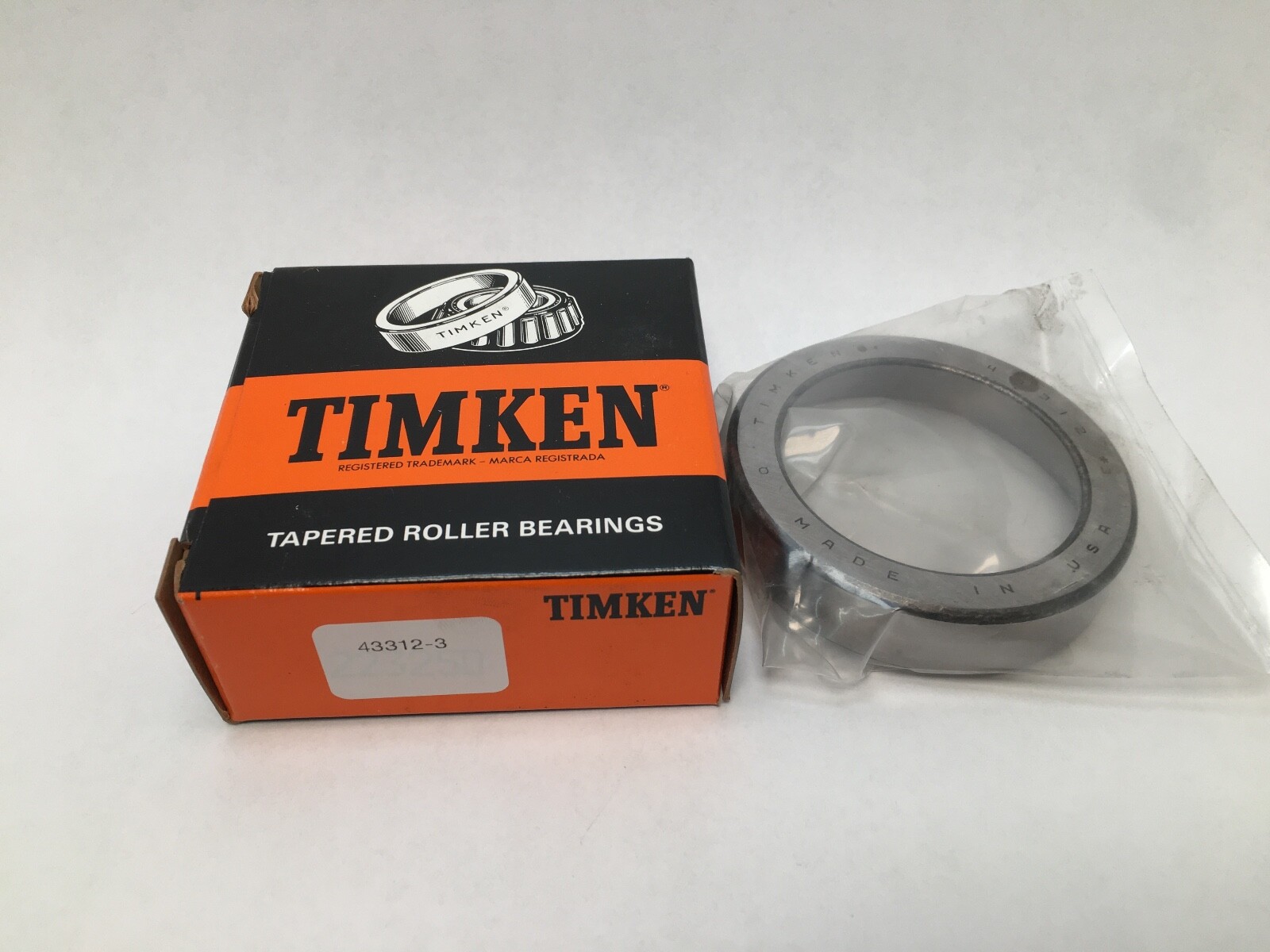Timken 43312-3 Taper Bearing Cup 3-1/8″ OD 5/8″ W 43312 *3 USA